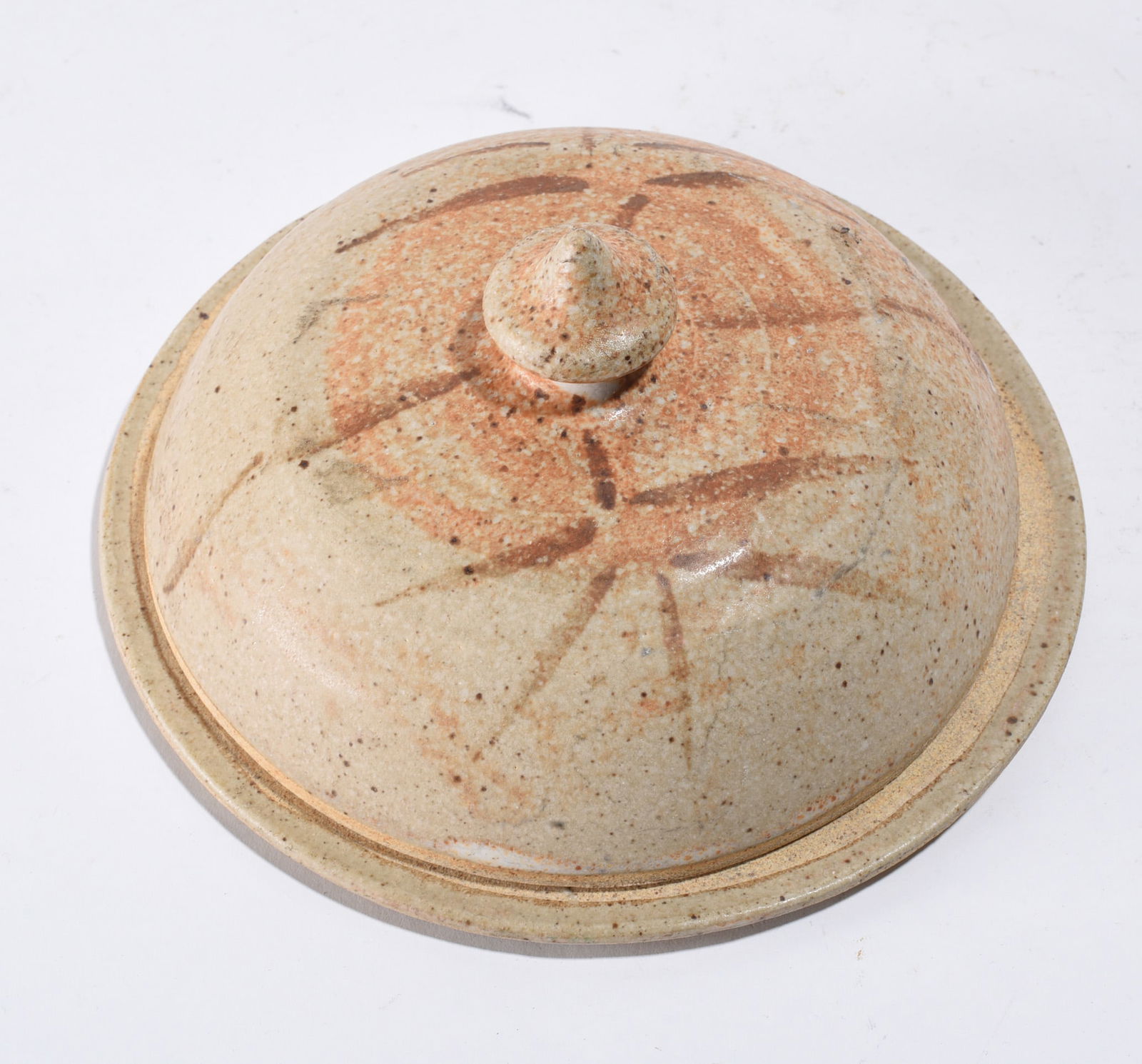 North Carolina Pottery Covered Dish (1 of 3)