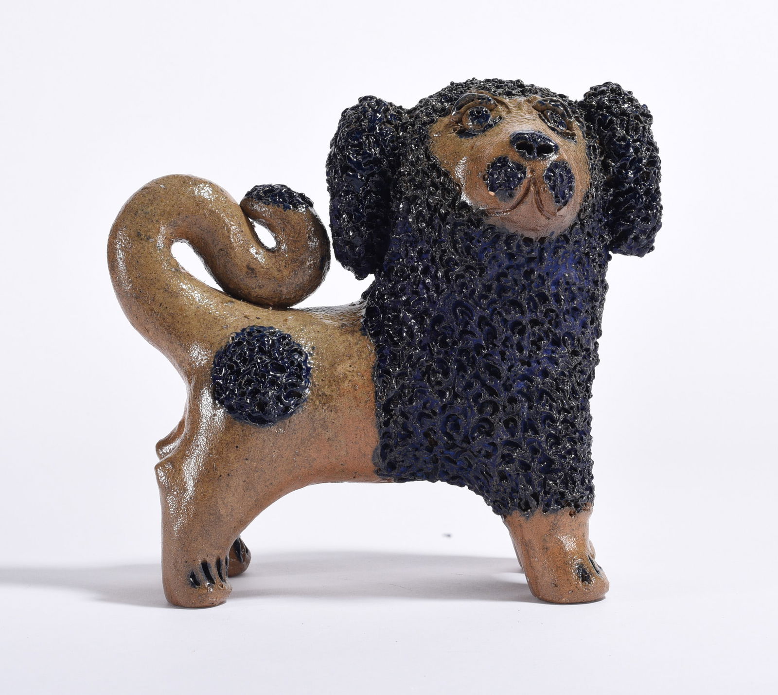 Billy Ray Hussey Pottery Spaniel Dog: Billy Ray Hussey Pottery Spaniel Dog