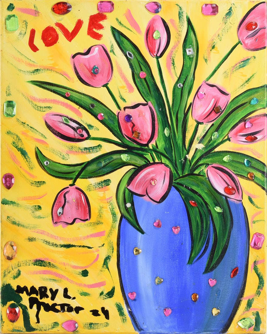 Mary Proctor Folk Art Painting: Mary Proctor Folk Art Painting