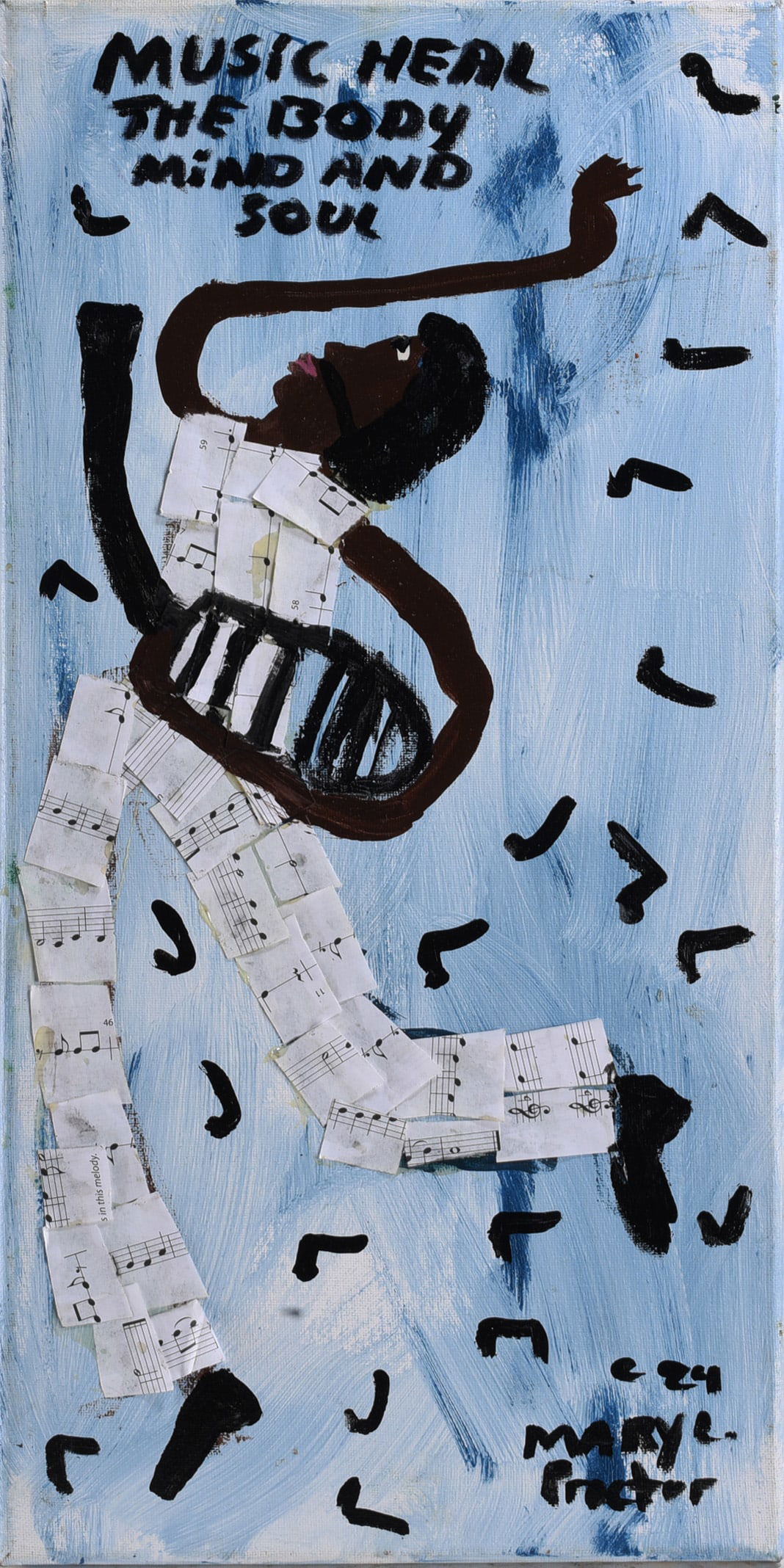 Mary Proctor Folk Art Painting (1 of 2)