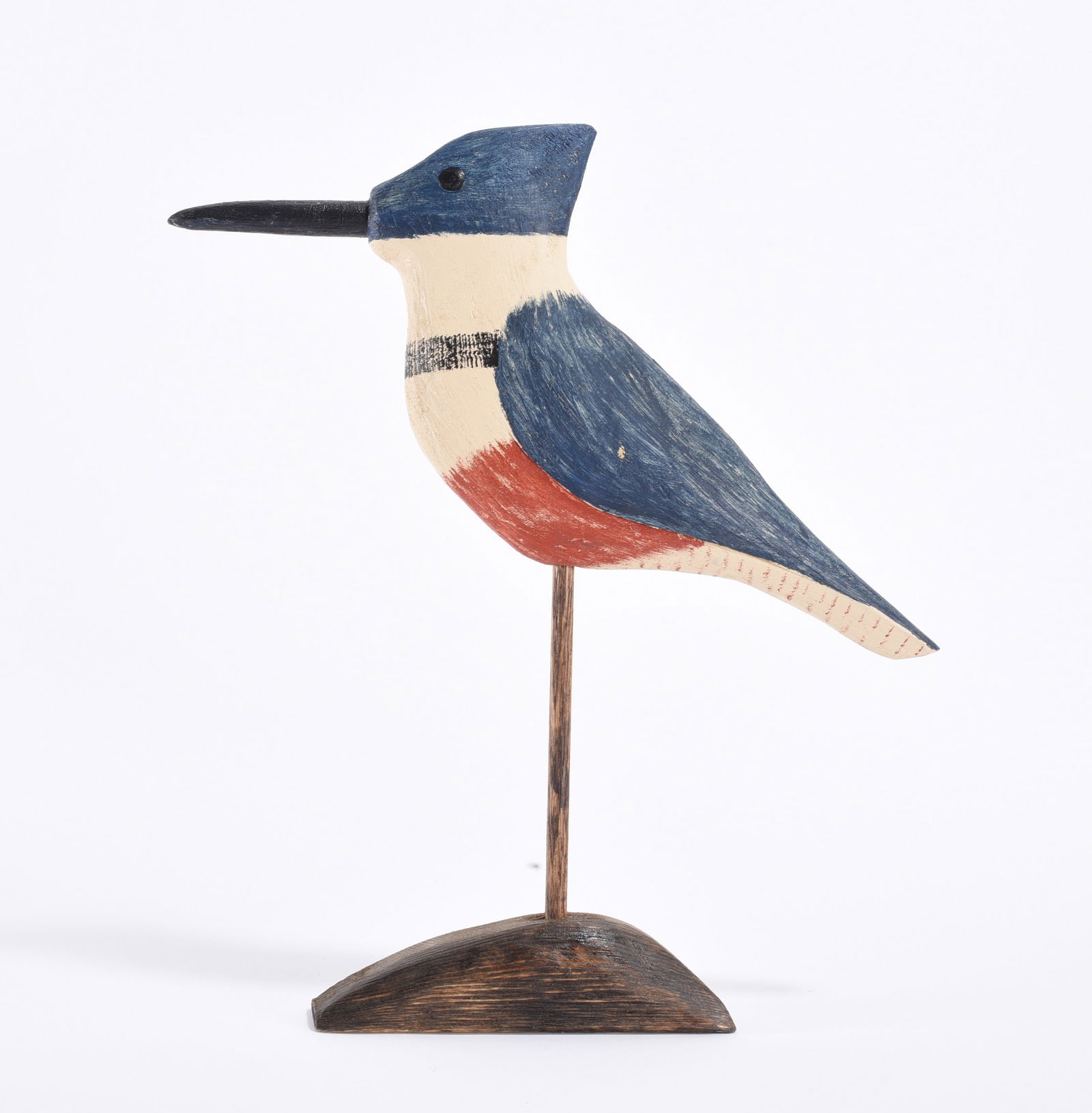 Carved and Painted Shorebird: Carved and Painted Shorebird