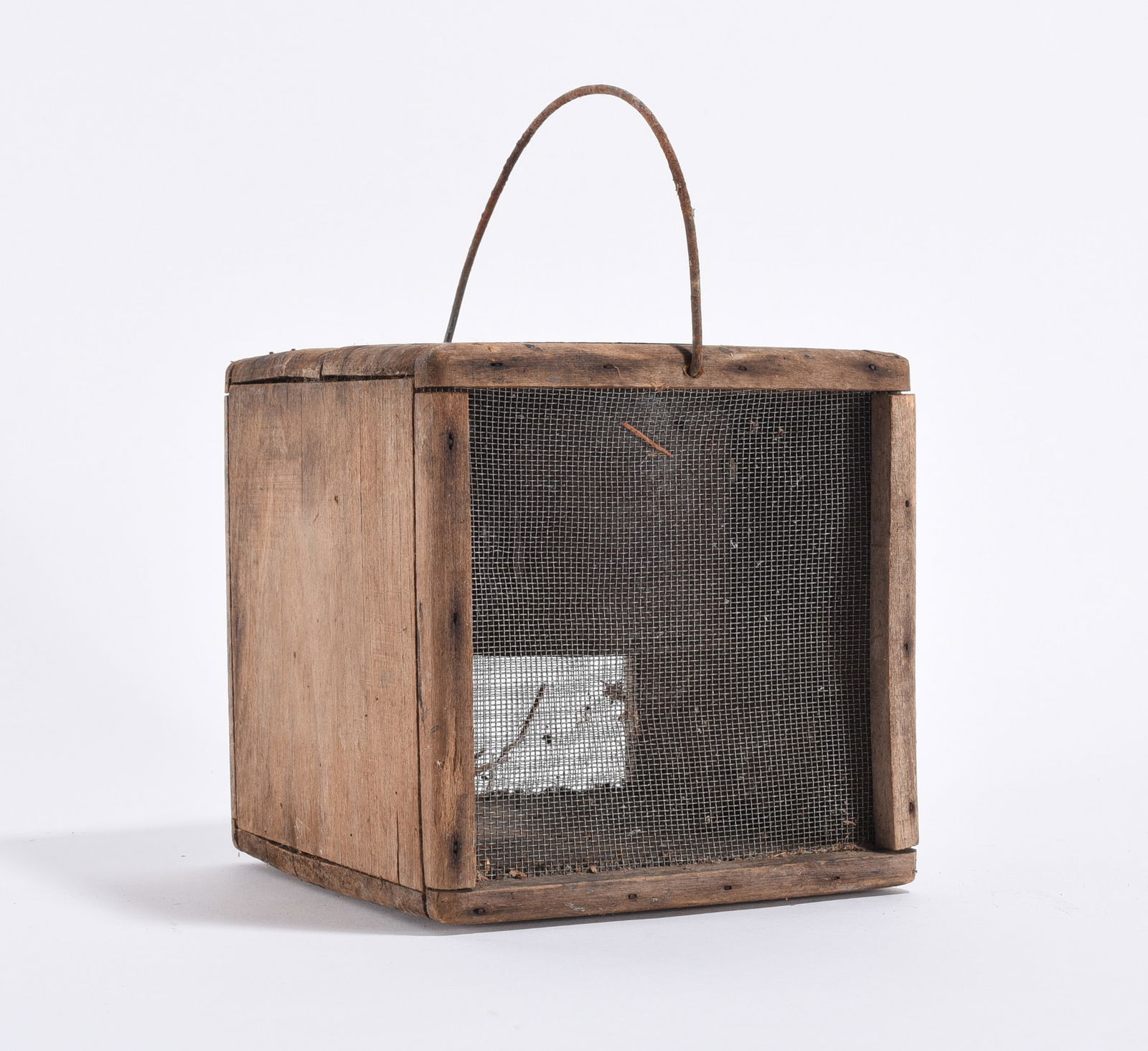 Antique Handmade Cricket Cage (1 of 3)