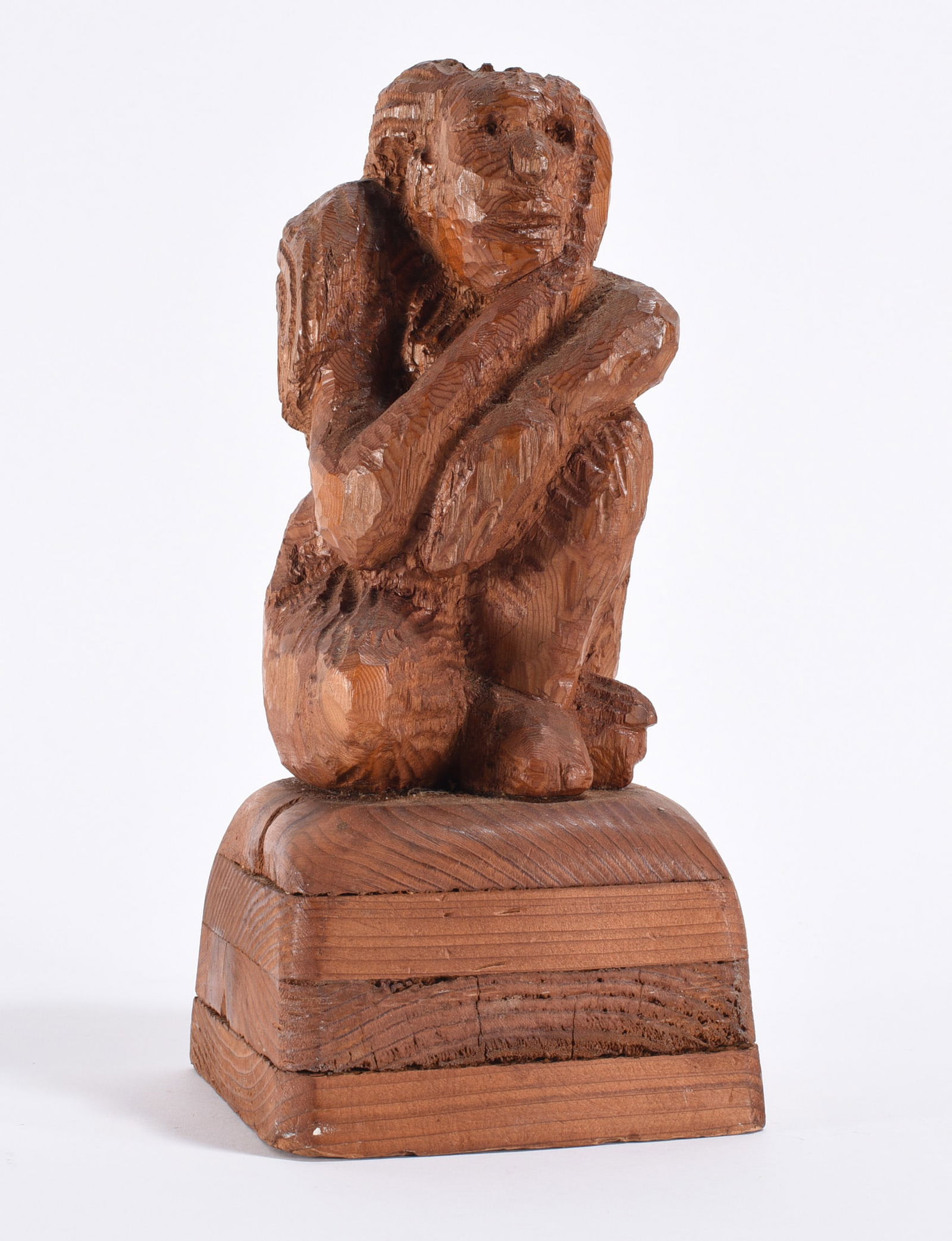 Folk Art Carved Figure: Folk Art Carved Figure