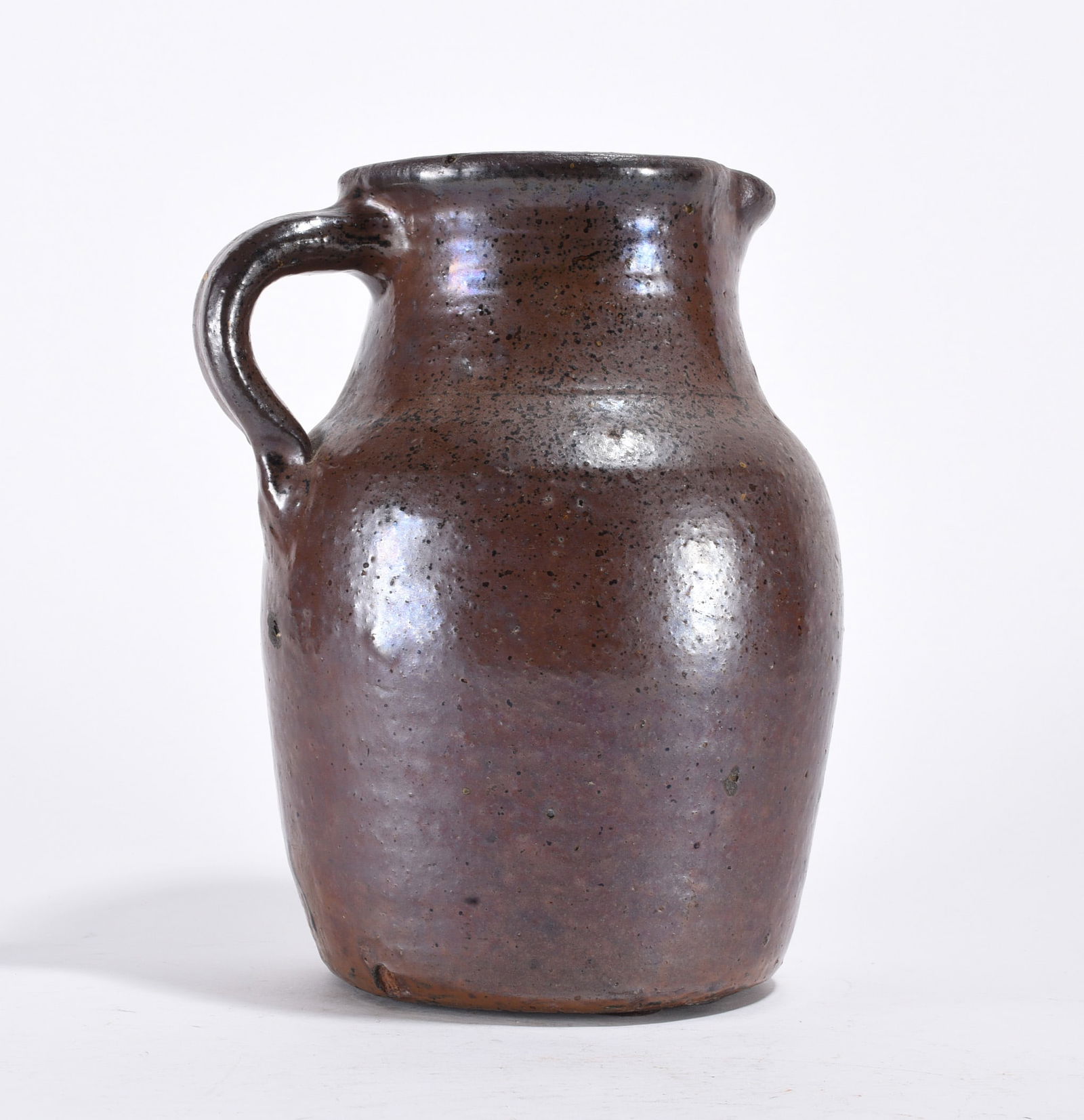 Western NC Pottery Pitcher ca. 1880: 10" Western NC Pottery Pitcher ca. 1880