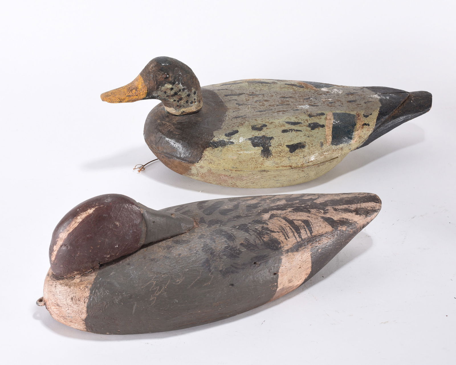 Antique Painted Decoys: avg. size 14" Antique Painted Decoys