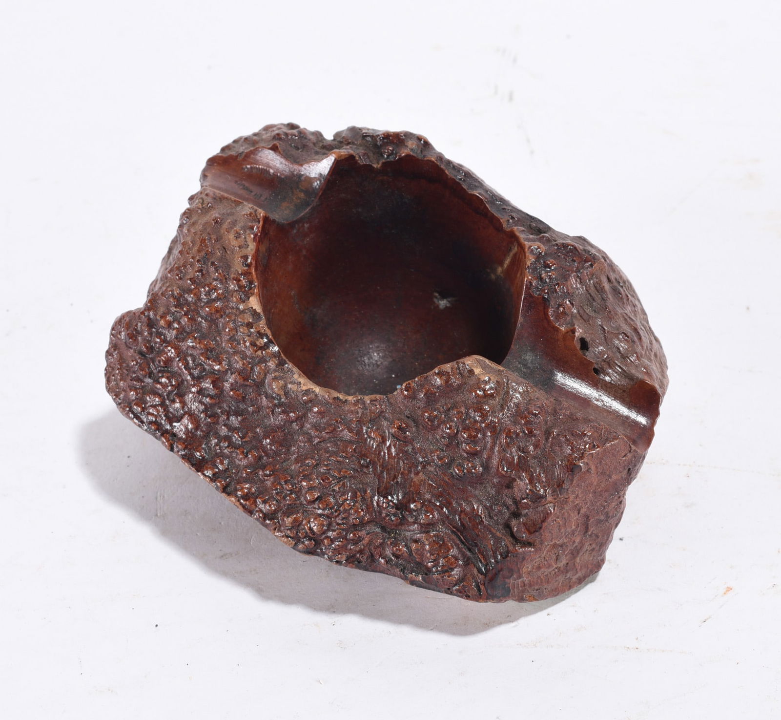 Blowing Rock NC Root Ashtray: 3" Blowing Rock NC Root Ashtray