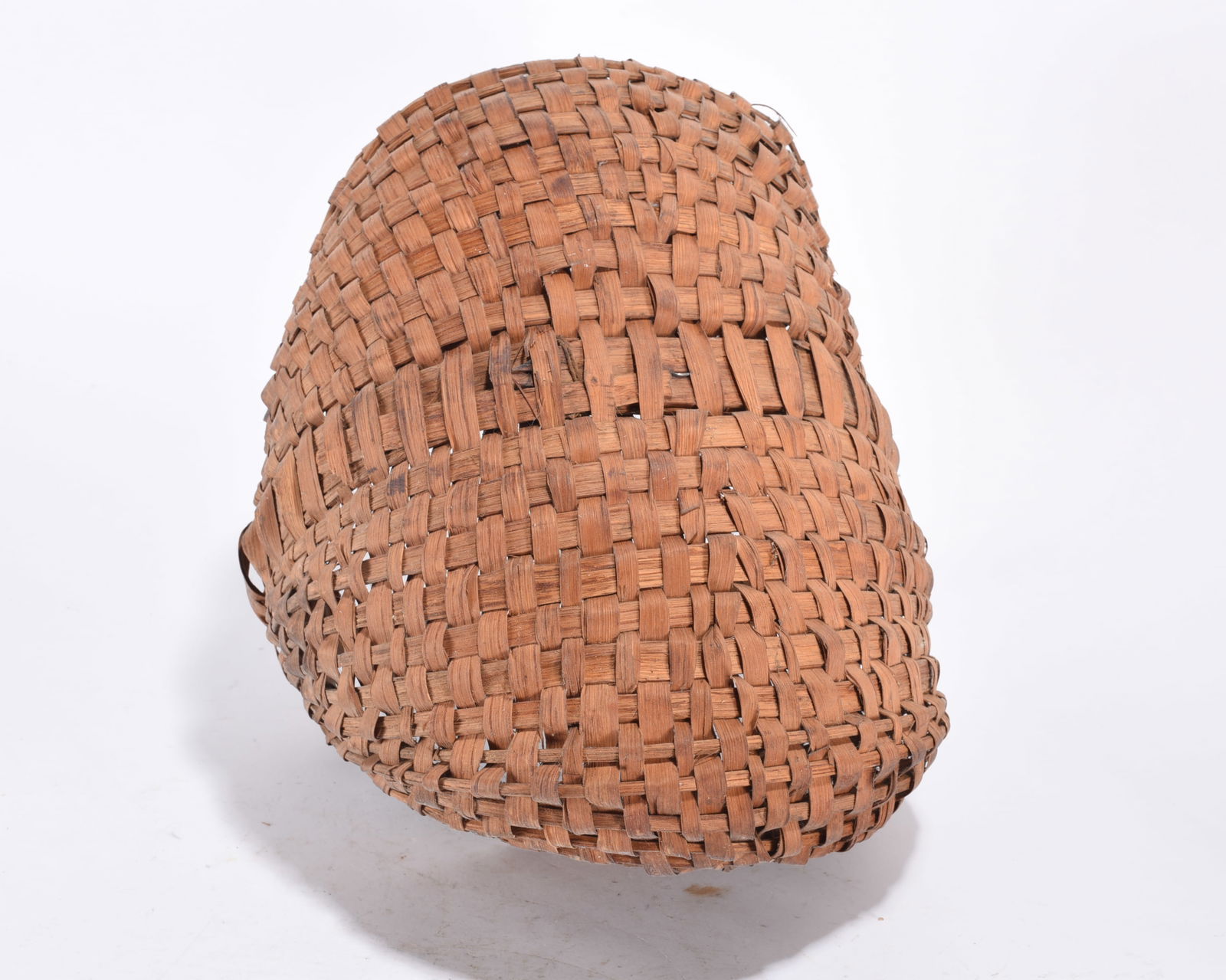 Antique Oak Split Basket - 4