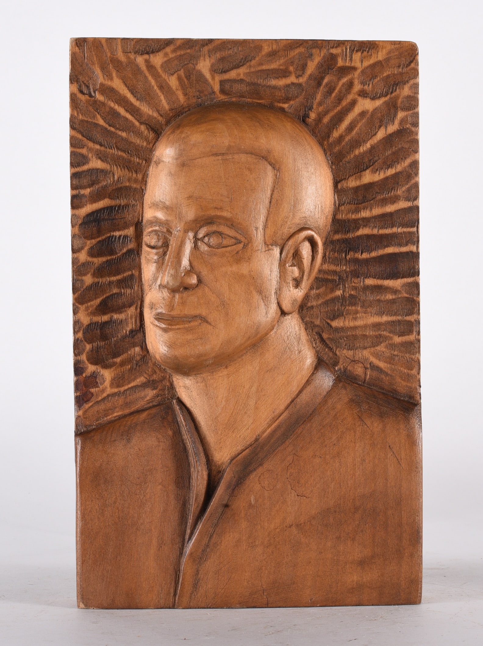 Folk Art Carved Plaque: Folk Art Carved Plaque