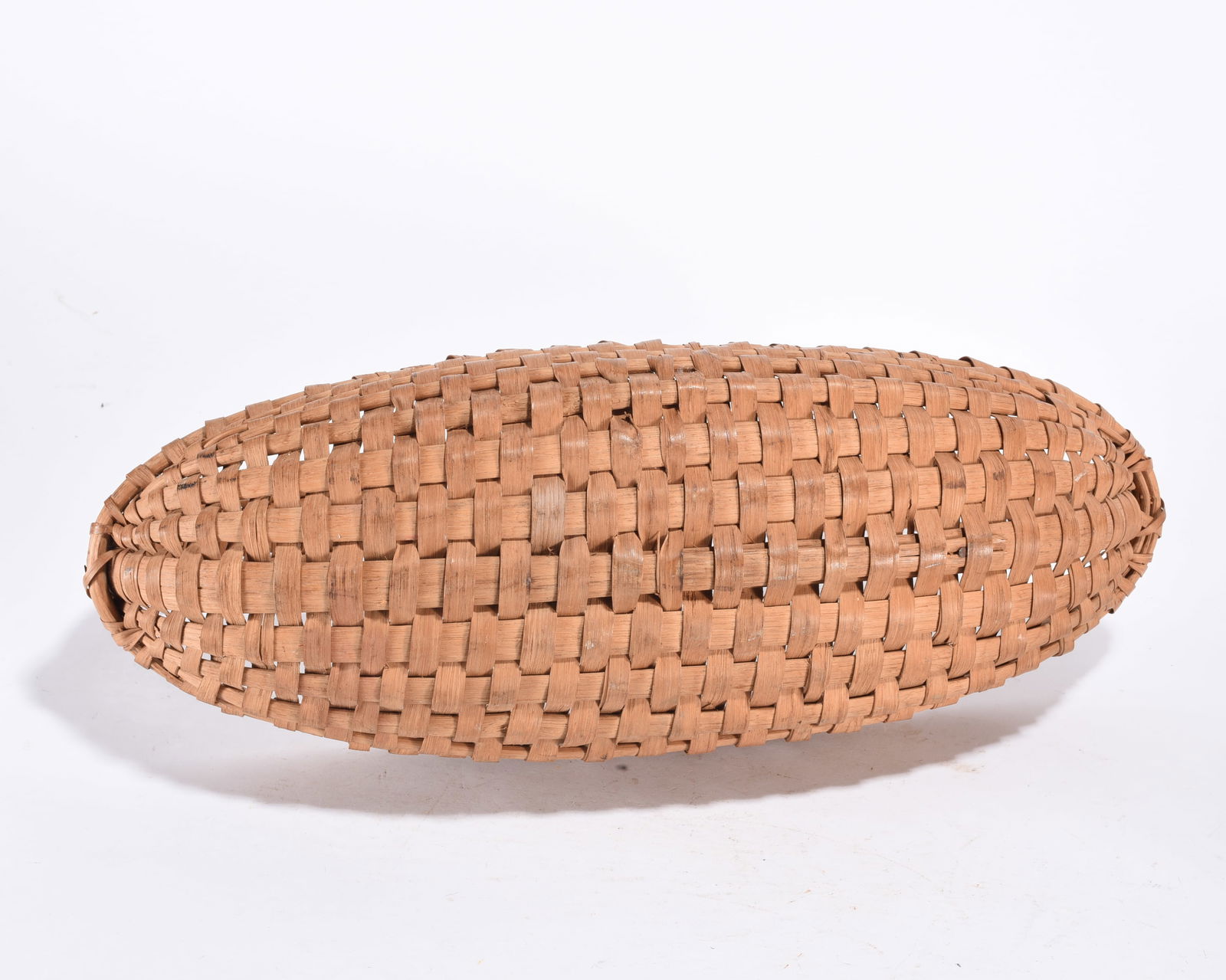 Antique Oak Split Basket - 4