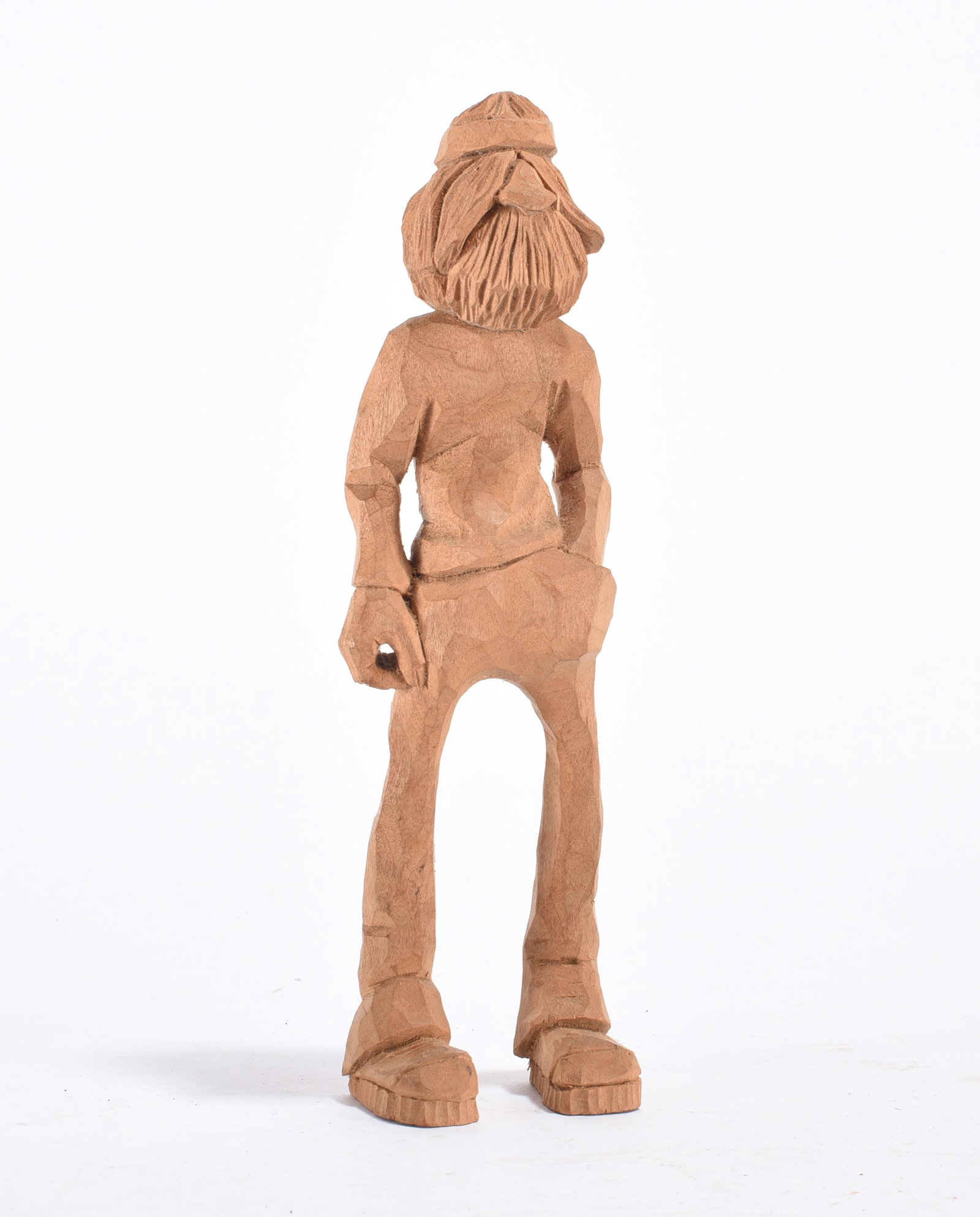 Folk Art Carved Man: Folk Art Carved Man
