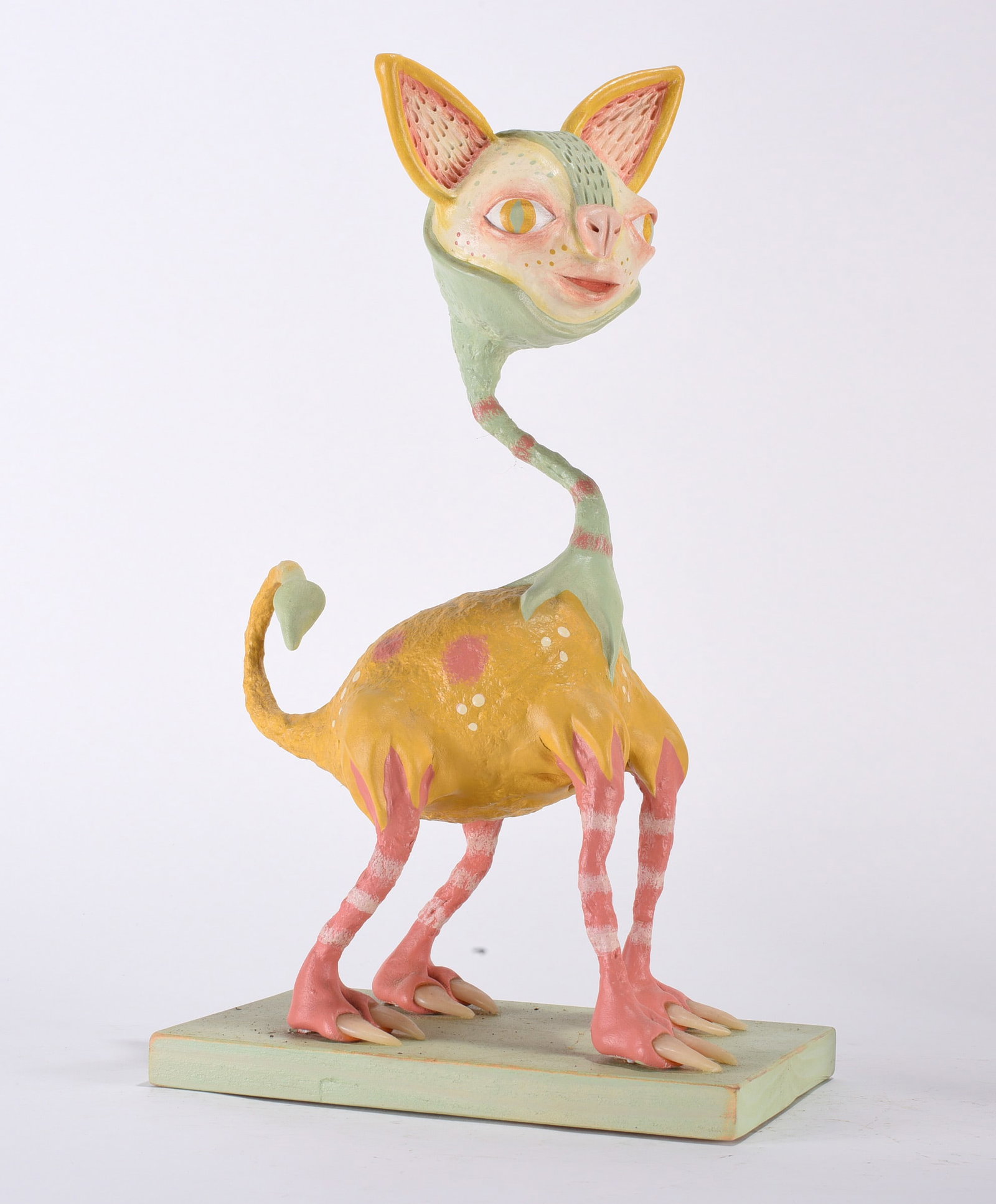 Lori Brown Visionary Art Sculpture signed: Lori Brown Visionary Art Sculpture signed