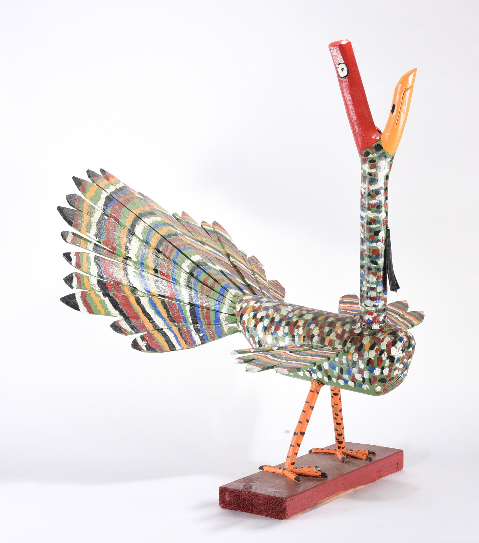 Jesse Hurst Carved Rooster: Jesse Hurst Carved Rooster