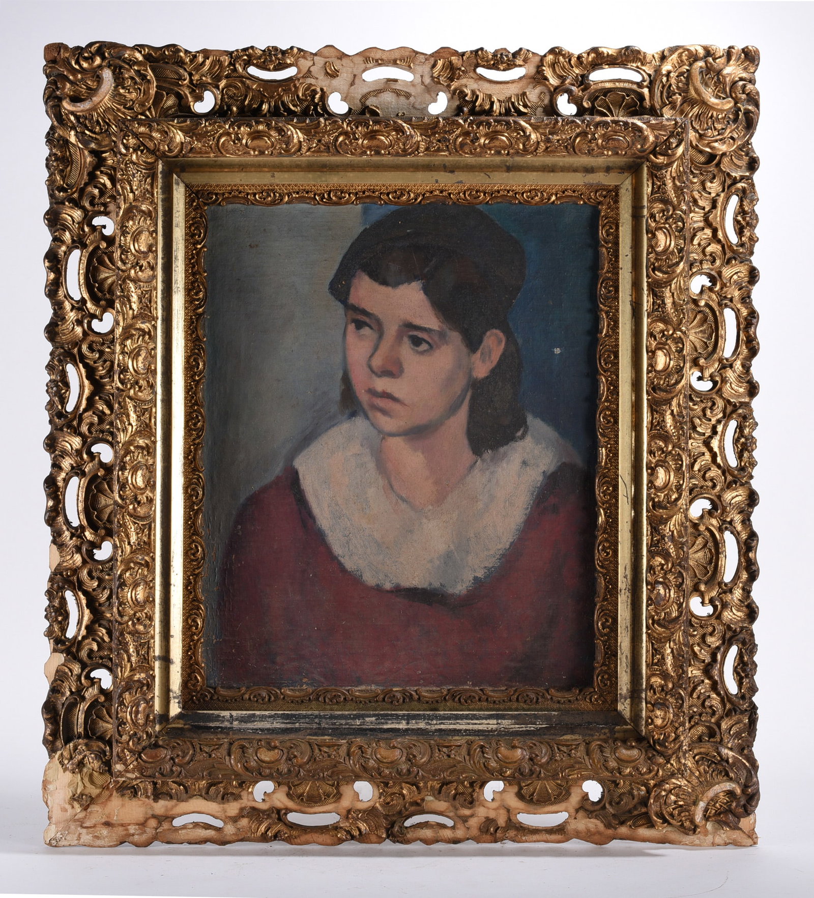 Oil Painting on Canvas ca. 1880: Oil Painting on Canvas ca. 1880