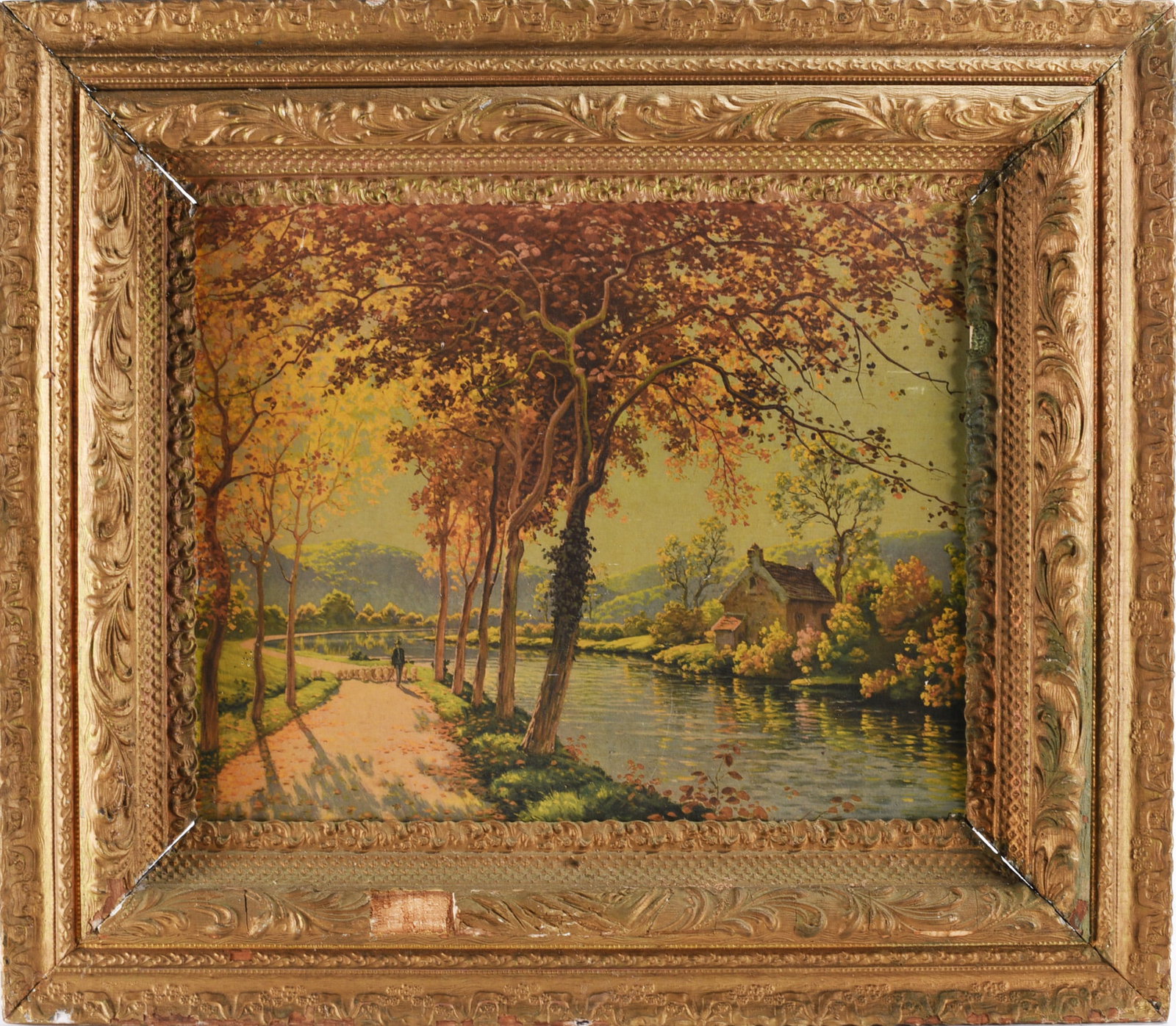 Painting on Board ca. 1950: Painting on Board ca. 1950