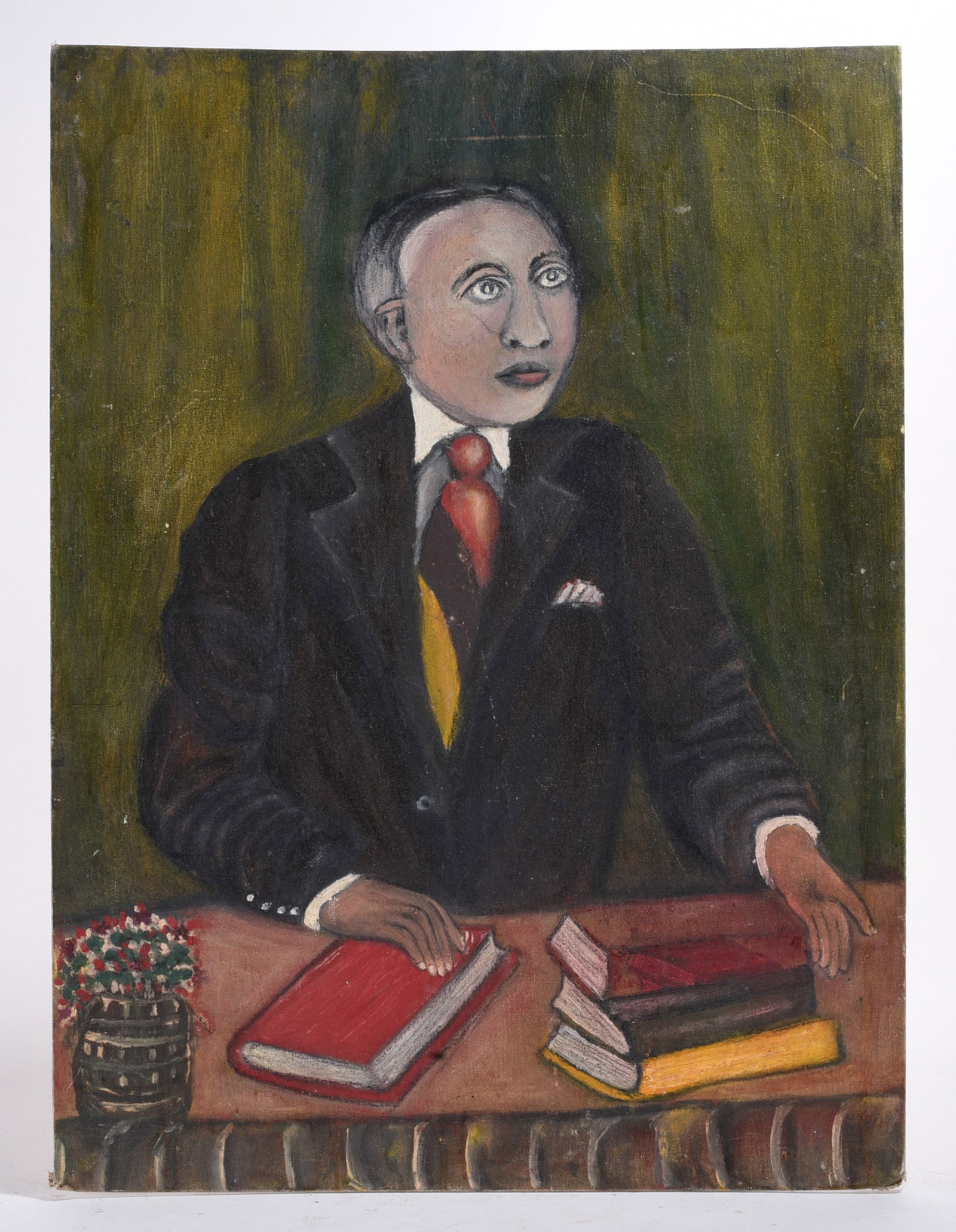 Painting on Board ca. 1950: Painting on Board ca. 1950