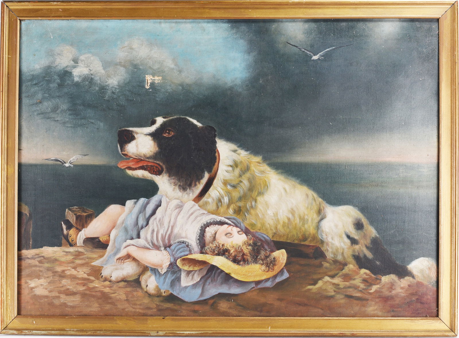 Painting on Canvas ca. 1900: Painting on Canvas ca. 1900