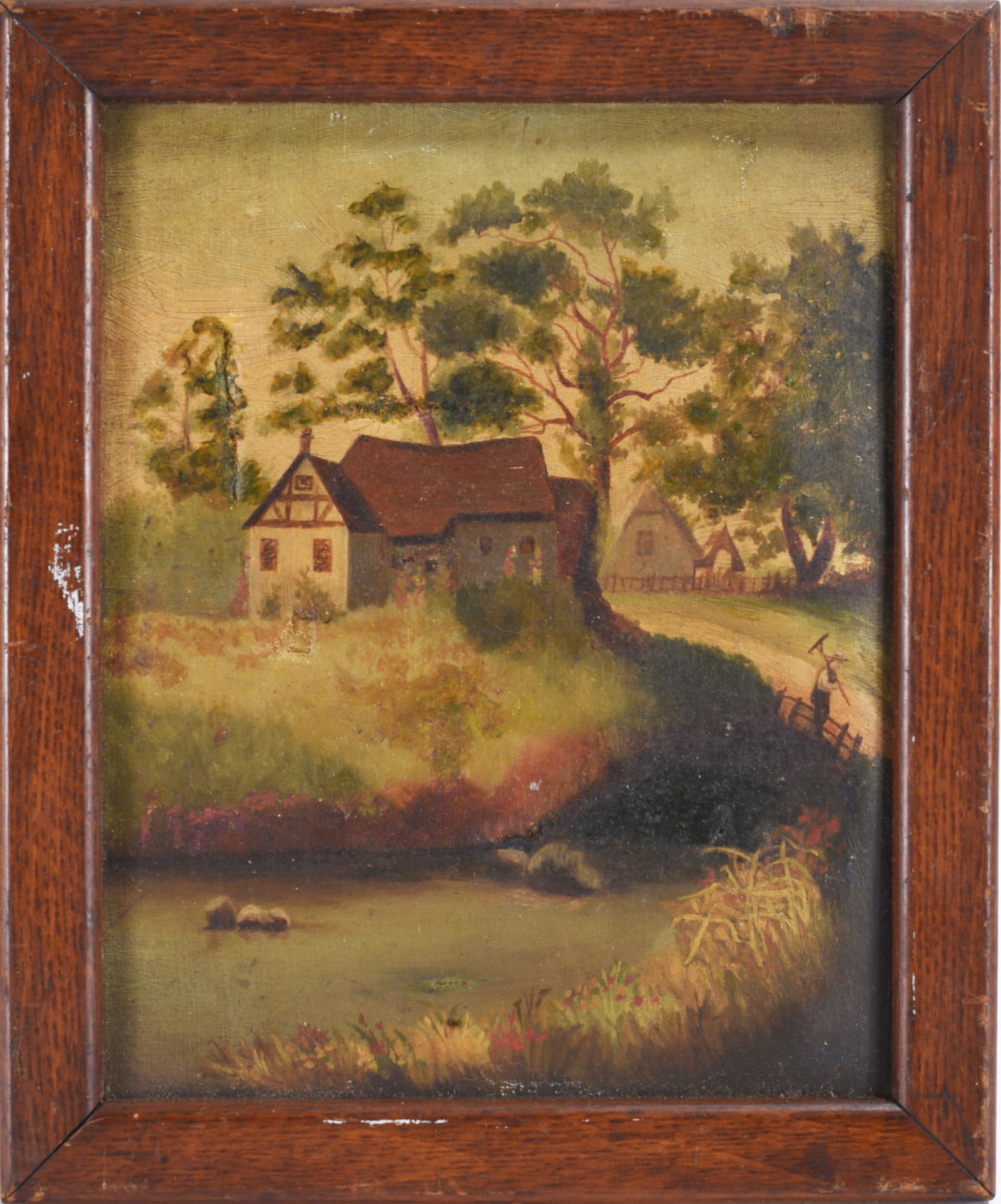 Painting on Canvas ca. 1900: Painting on Canvas ca. 1900