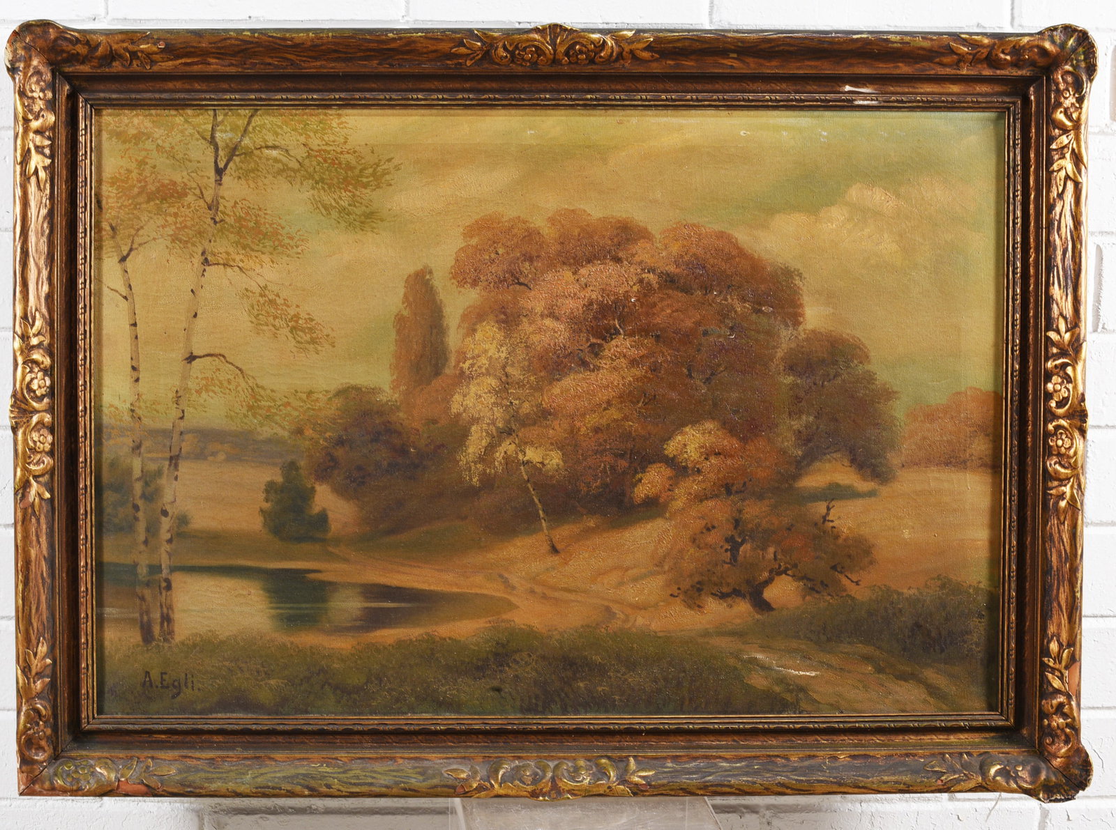 Painting on Canvas ca. 1900: Painting on Canvas ca. 1900