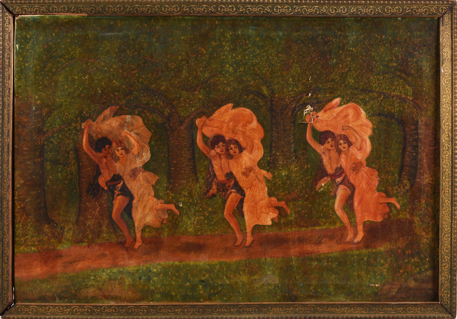 Painting on Canvas ca. 1890: Painting on Canvas ca. 1890