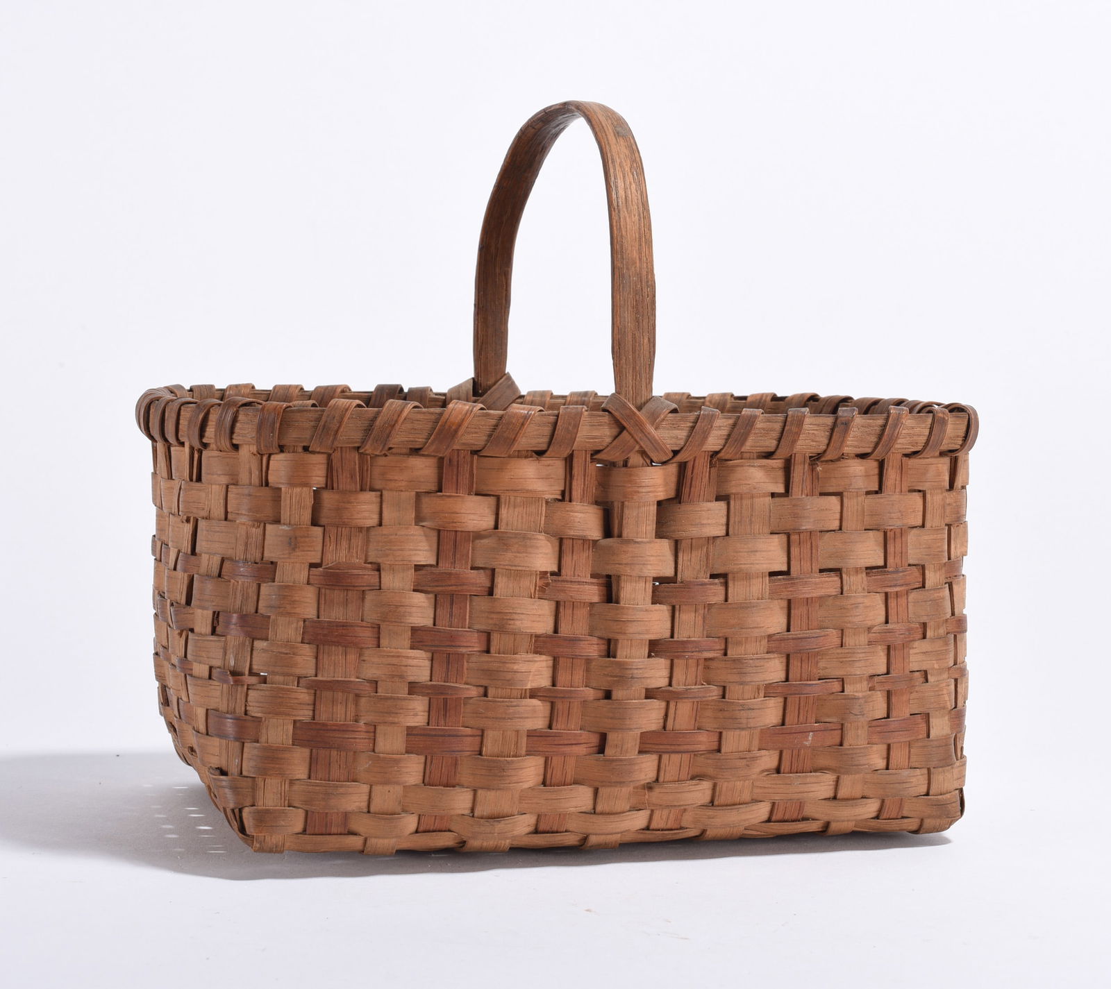 Appalachian Oak Split Basket ca. 1920: Appalachian Oak Split Basket ca. 1920