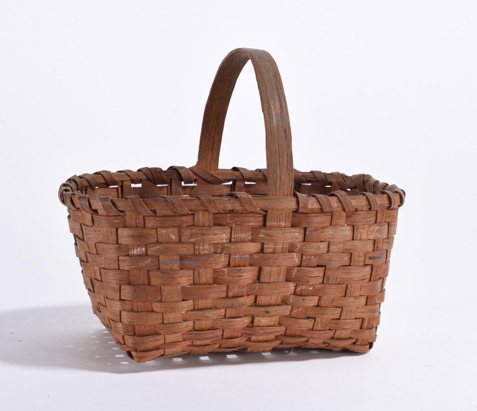 Appalachian Oak Split Basket ca. 1920: Appalachian Oak Split Basket ca. 1920