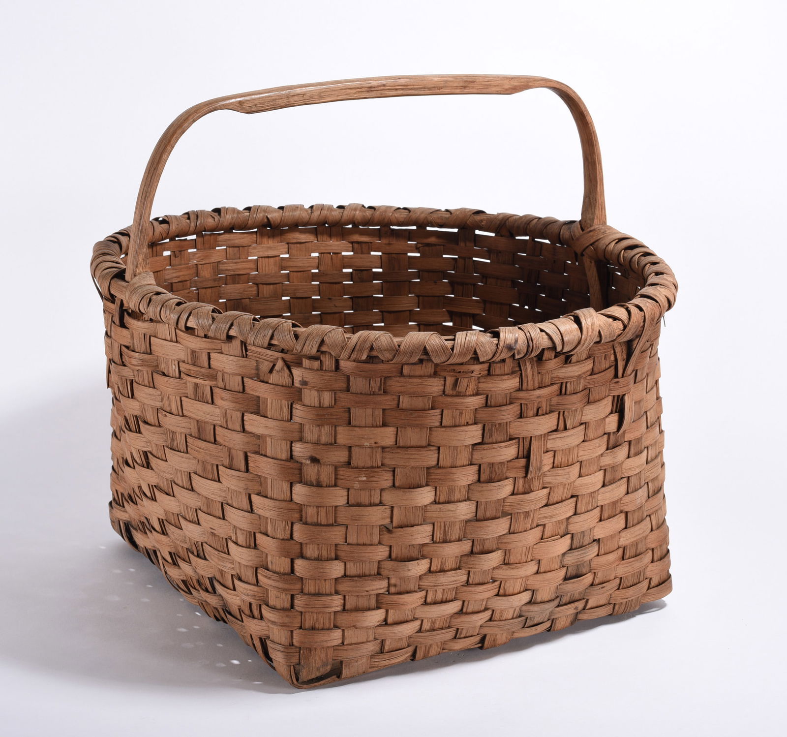 Appalachian Oak Split Basket ca. 1920: Appalachian Oak Split Basket ca. 1920