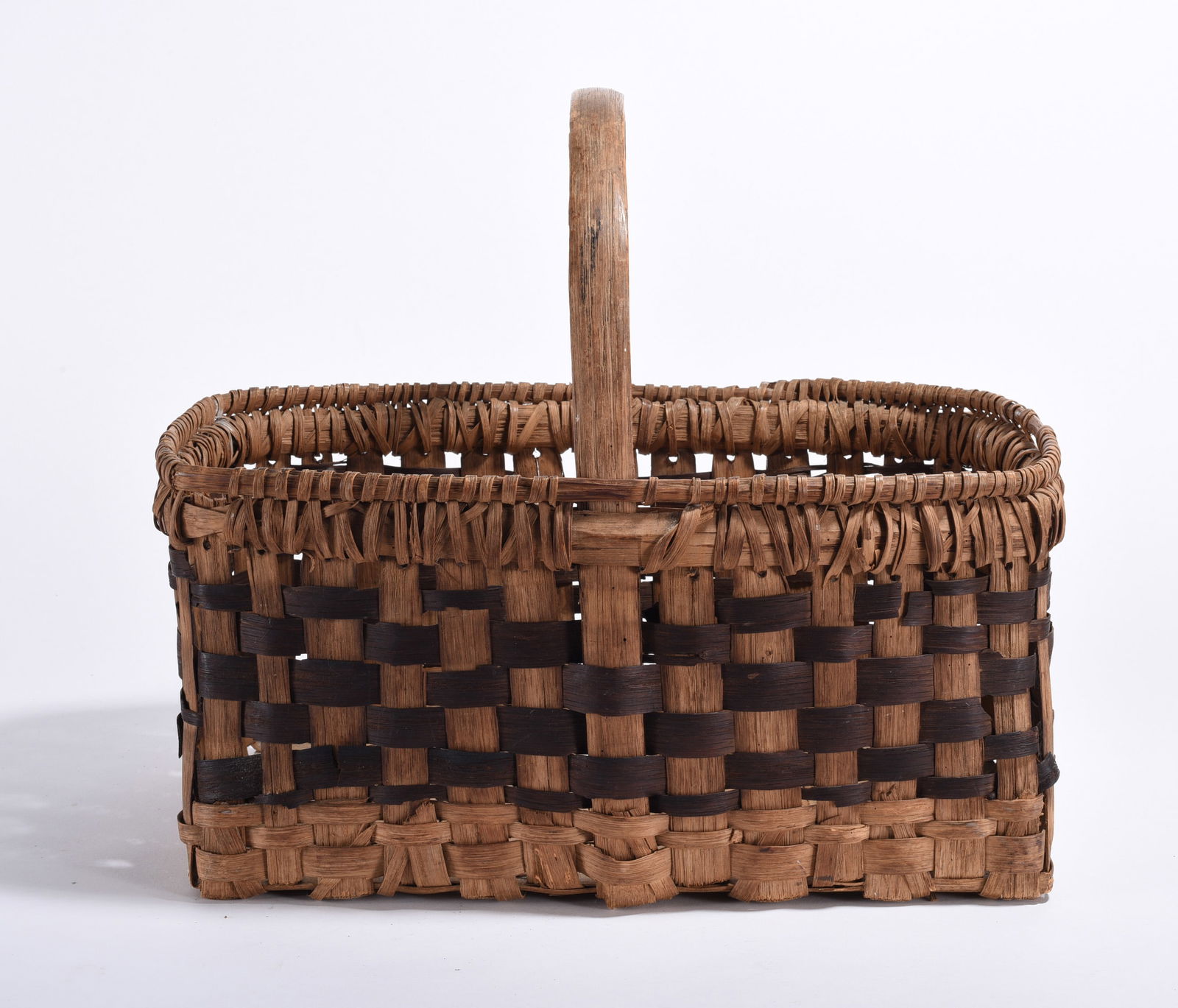 Appalachian Oak Split Basket ca. 1920: Appalachian Oak Split Basket ca. 1920