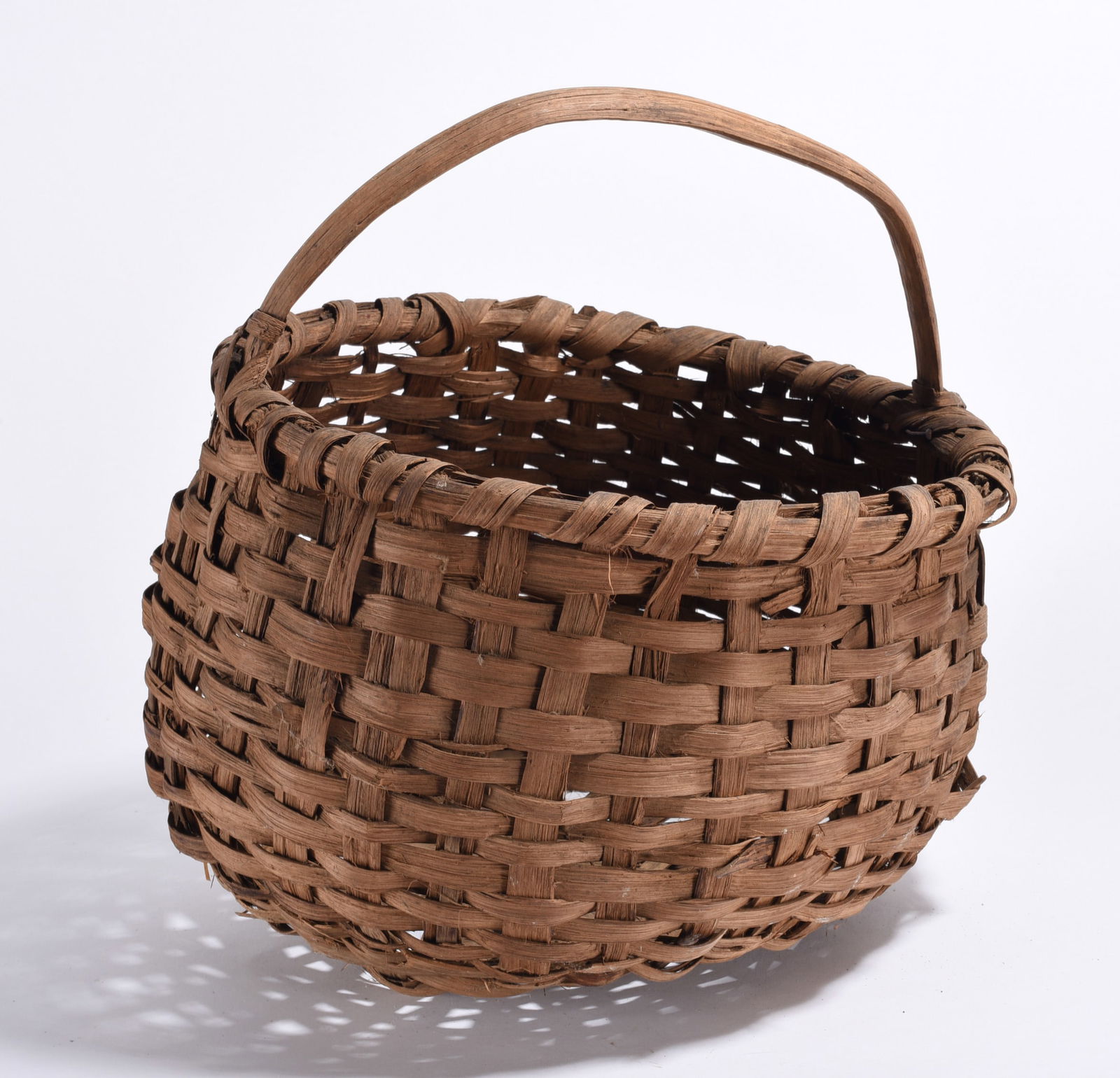 Appalachian Oak Split Basket ca. 1920: Appalachian Oak Split Basket ca. 1920