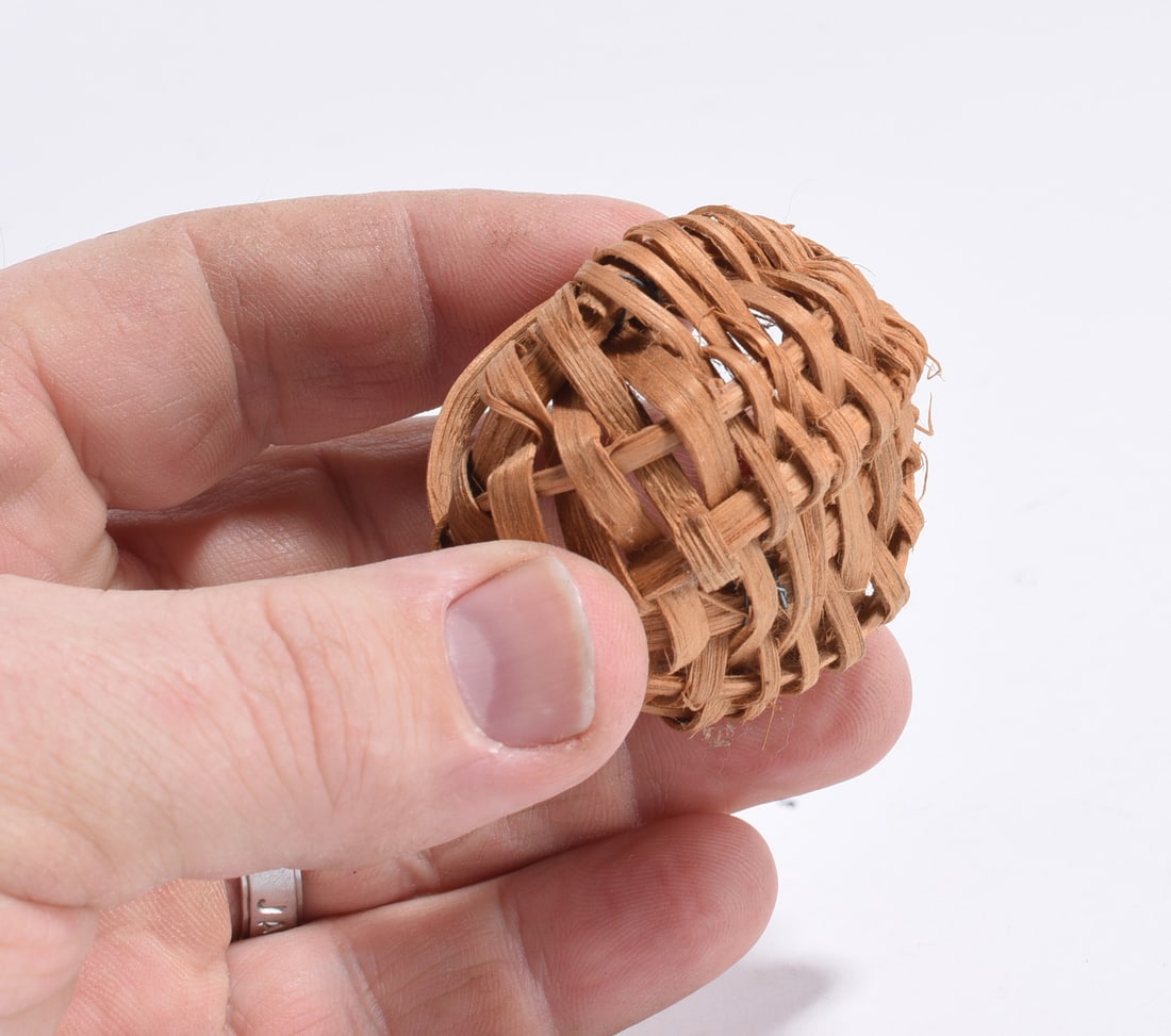 Miniature Oak Split Basket - 2