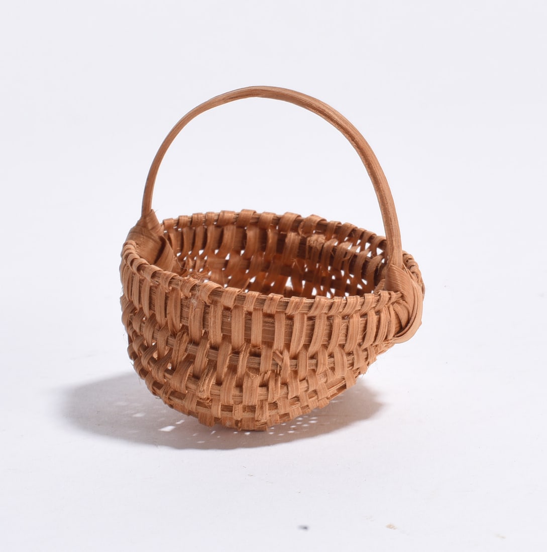 Miniature Oak Split Basket - 2