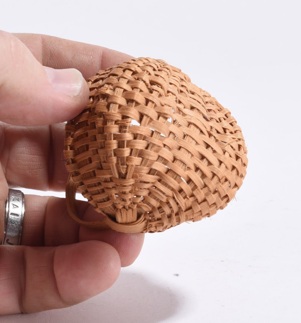 Miniature Oak Split Basket - 3