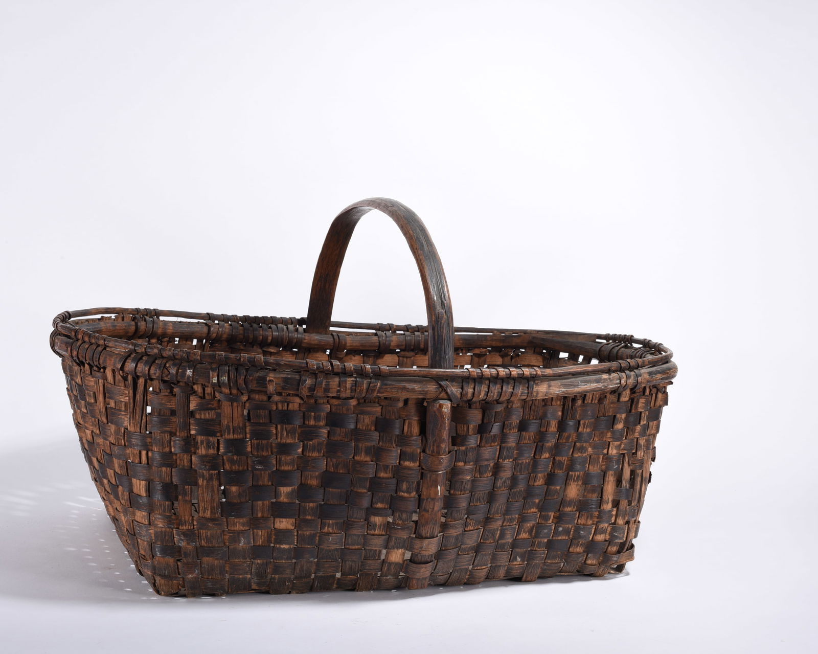 Large Oak Split Basket ca. 1900 - 2