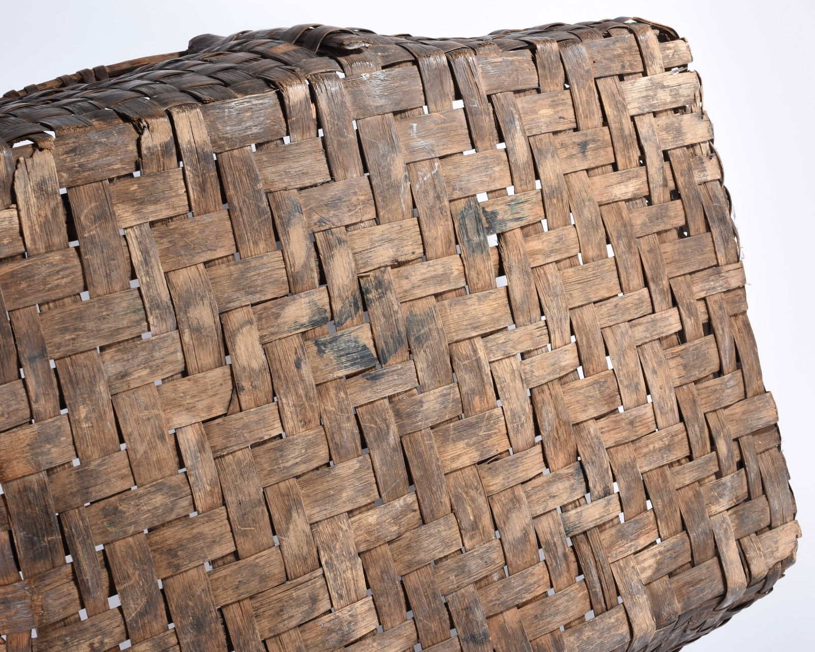 Large Oak Split Basket ca. 1900 - 3