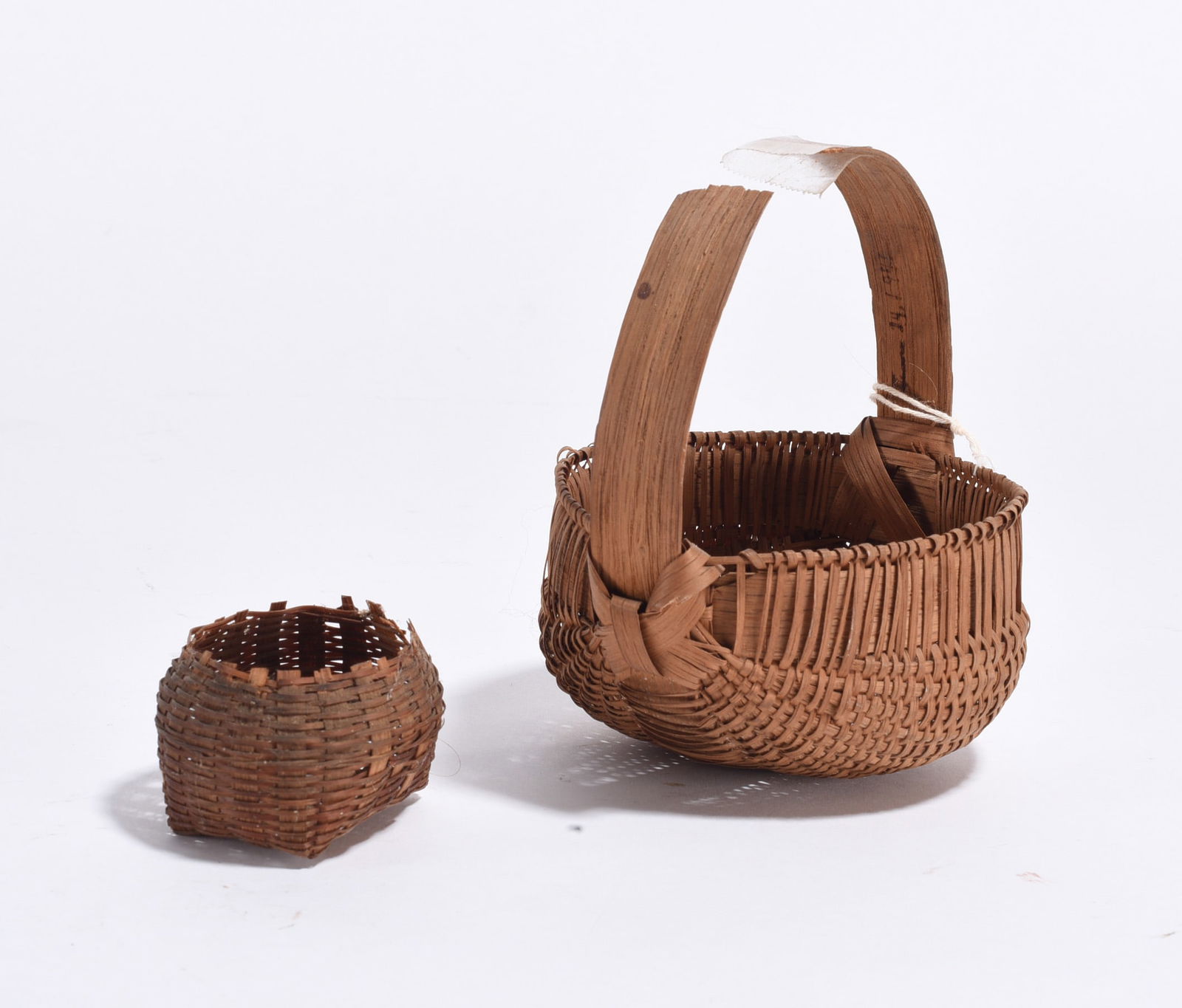 Small Oak Split Baskets: Small Oak Split Baskets