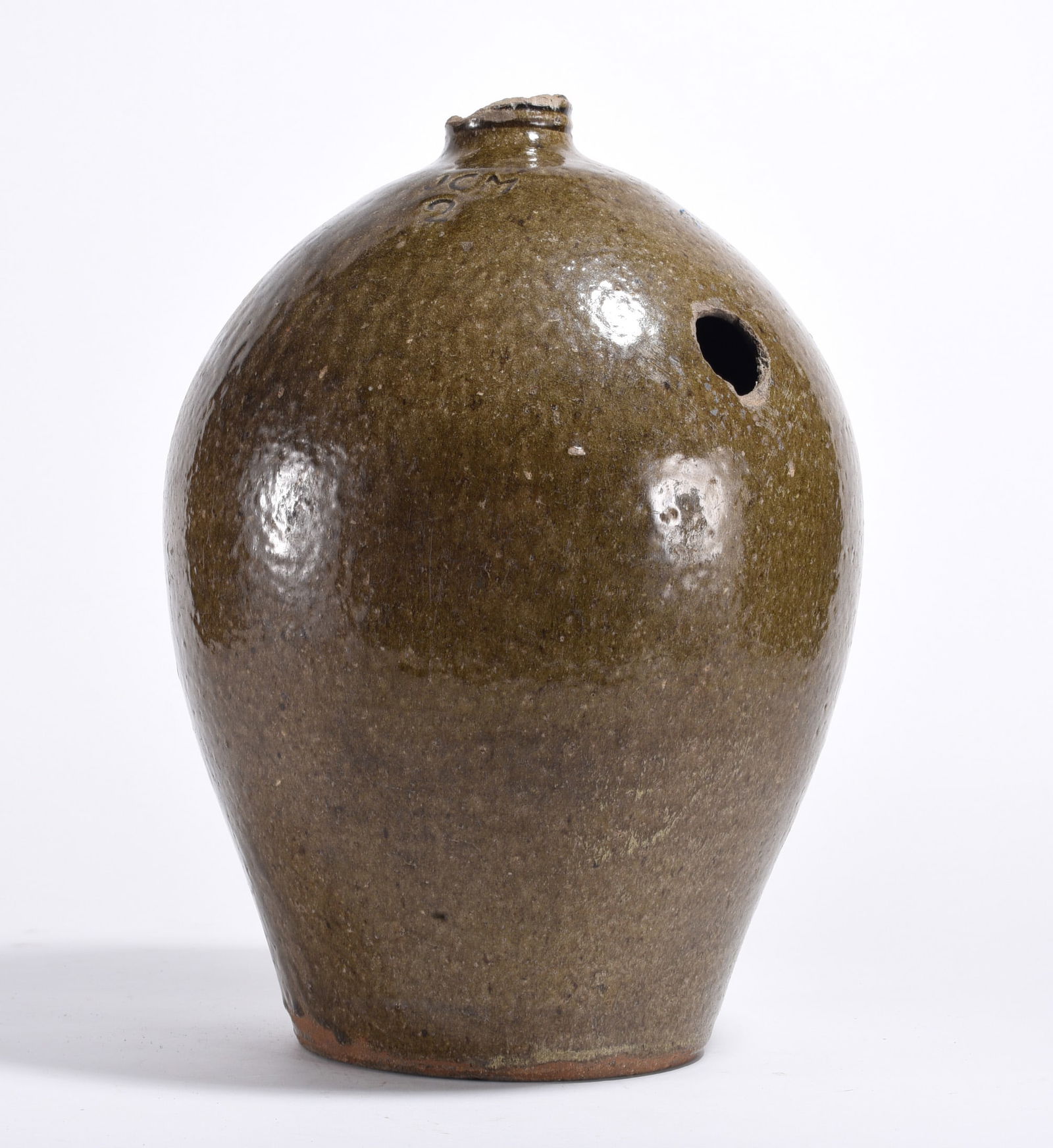 JCM Signed Catawba Valley Jug (damage): JCM Signed Catawba Valley Jug (damage)