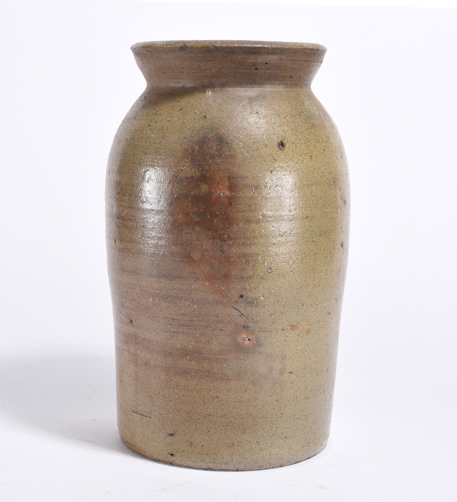 Piedmont NC Salt Glaze Jar ca. 1870 (1 of 4)