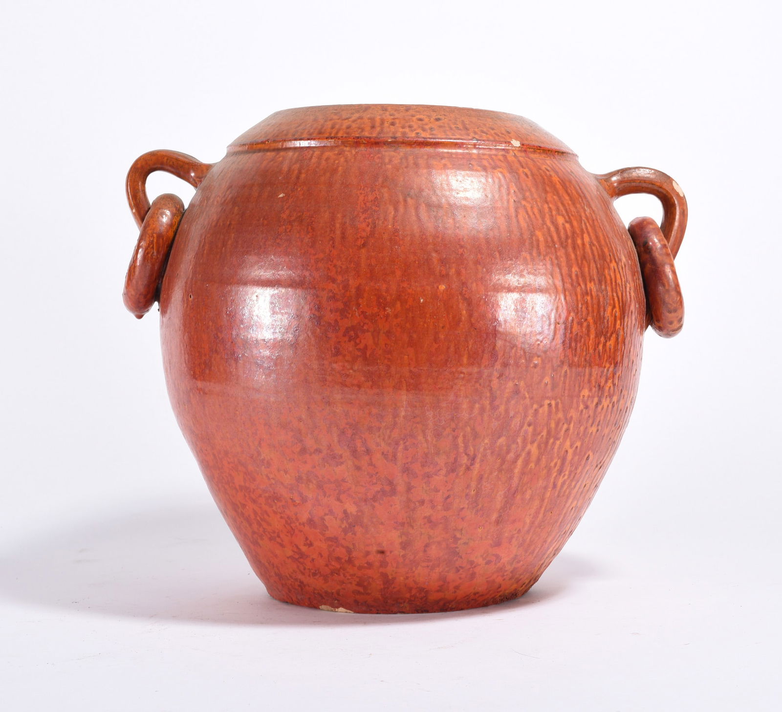 ca. 1940 Cole Pottery Chrome Red Vase: ca. 1940 Cole Pottery Chrome Red Vase