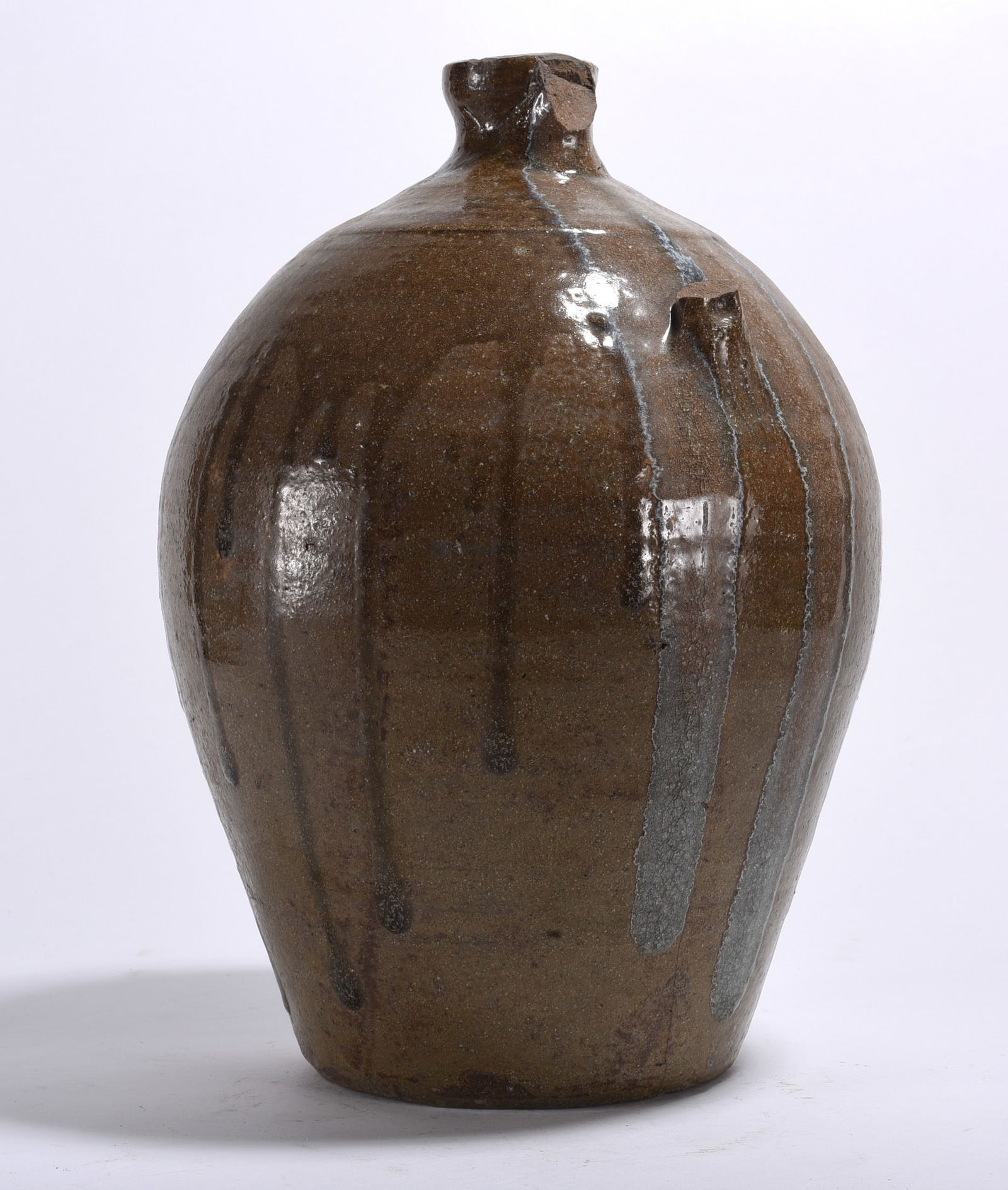 Catawba Valley Jug with Glass Decoration: Catawba Valley Jug with Glass Decoration