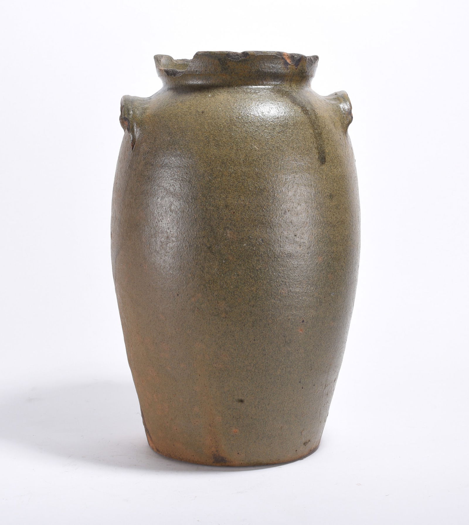 North Carolina Pottery Jar ca. 1890 (1 of 4)