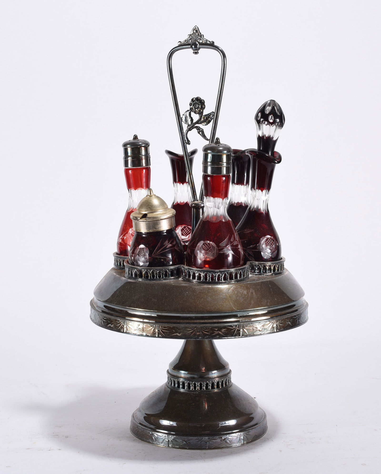 Antique Victorian Cruet Set (1 of 2)