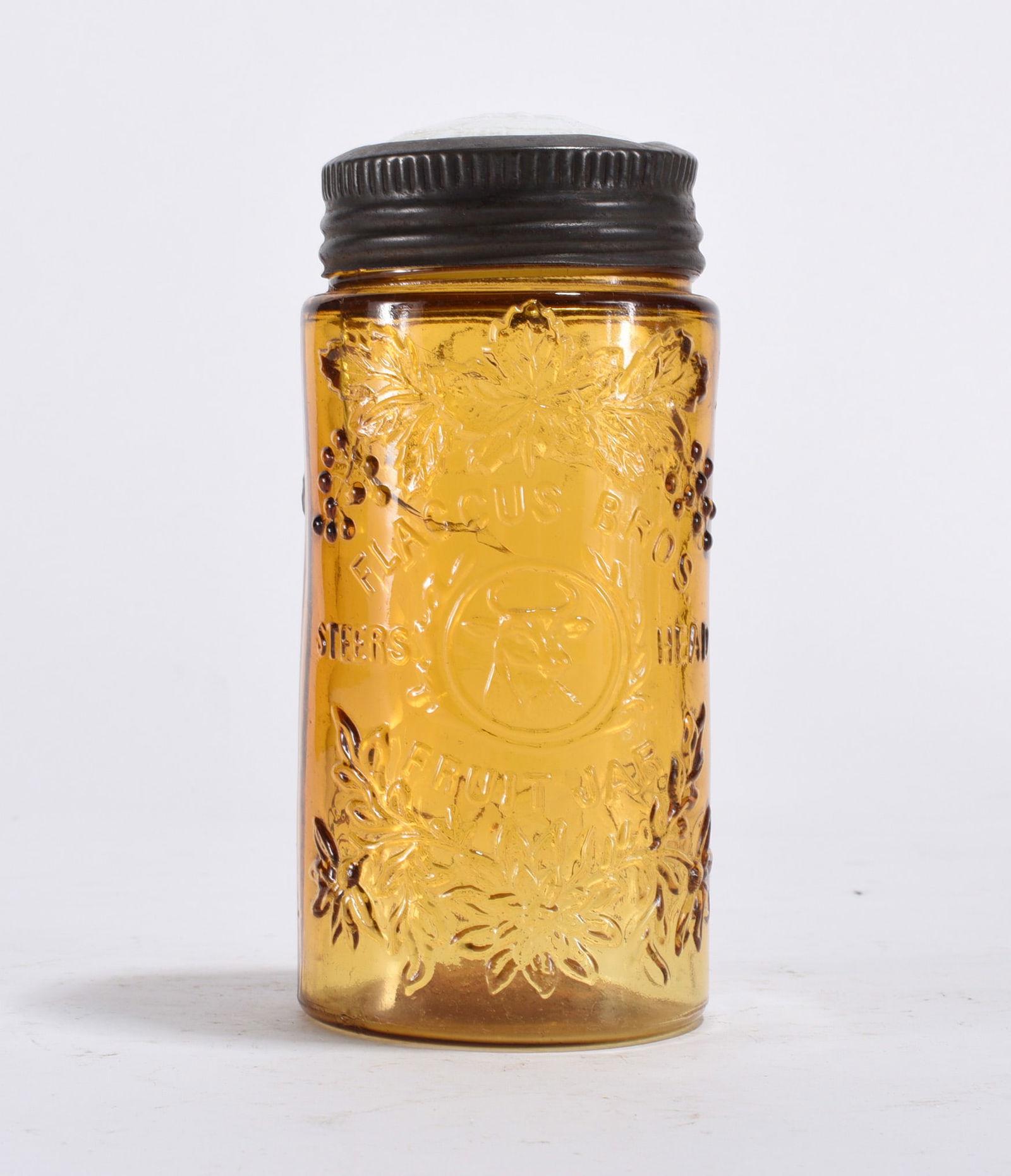 Amber Flaccus Bros Steers Head Fruit Jar (1 of 6)