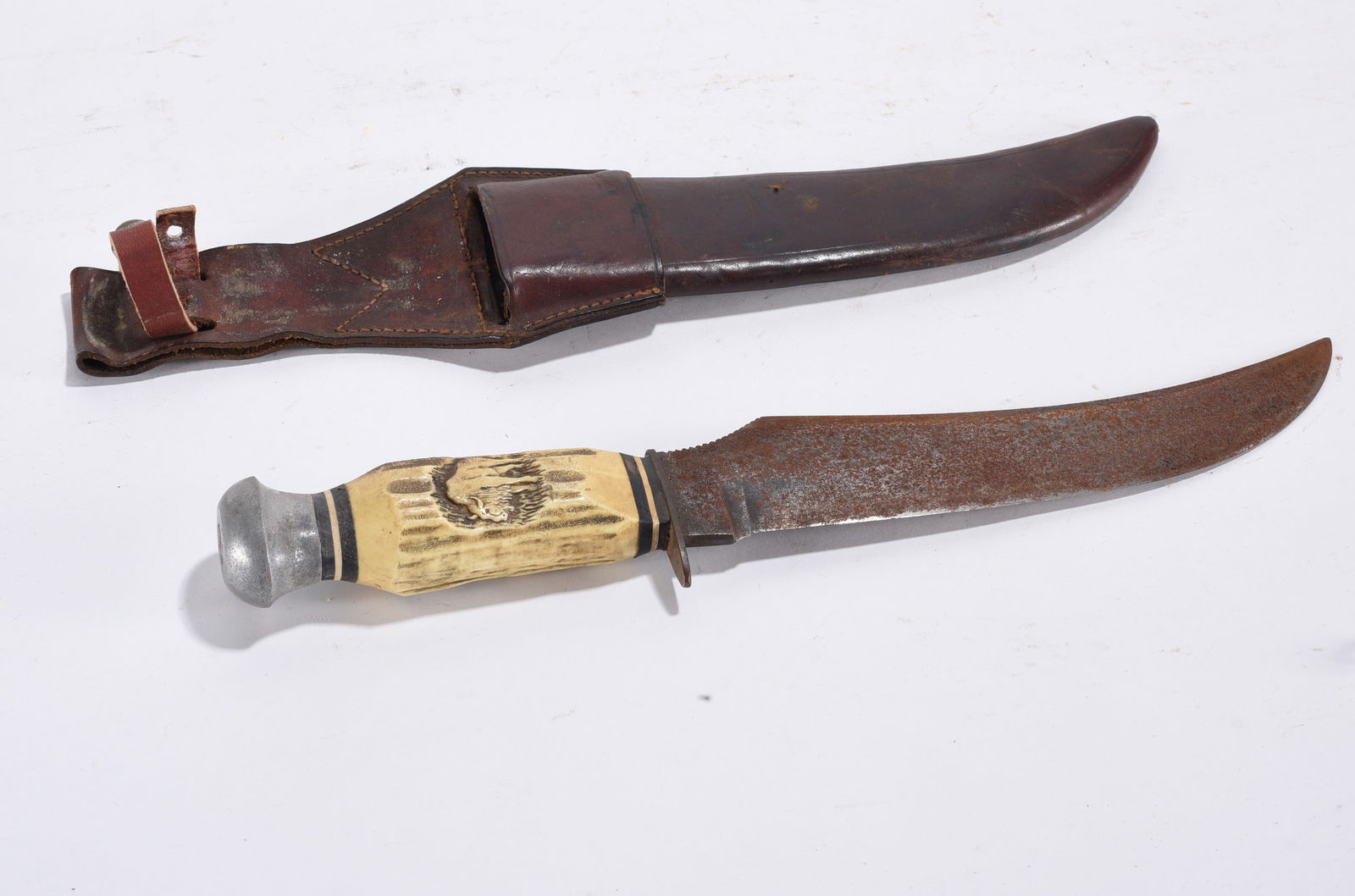 Bone Handle Hunting Knife (1 of 4)