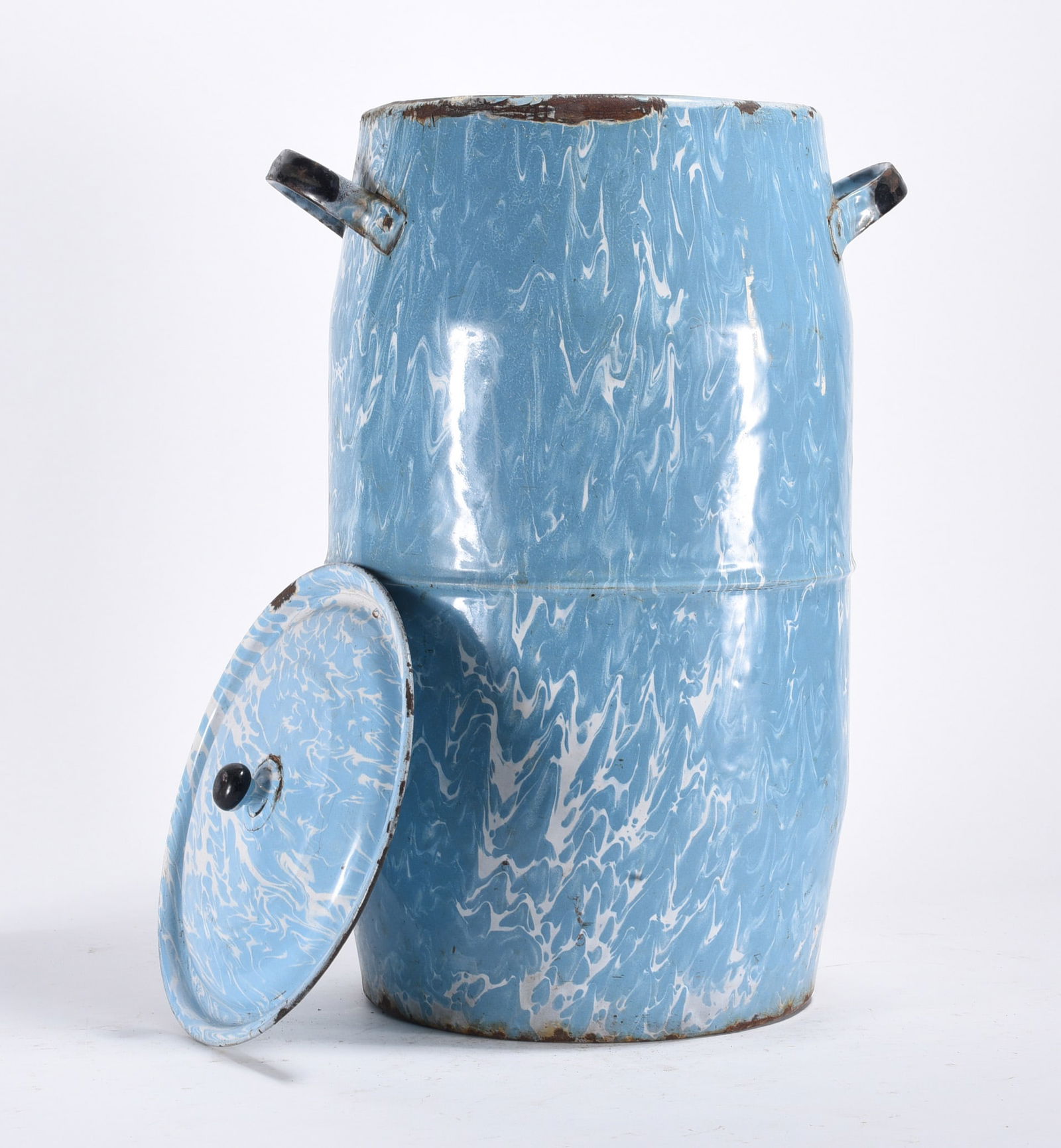Blue Graniteware Butter Churn (1 of 4)