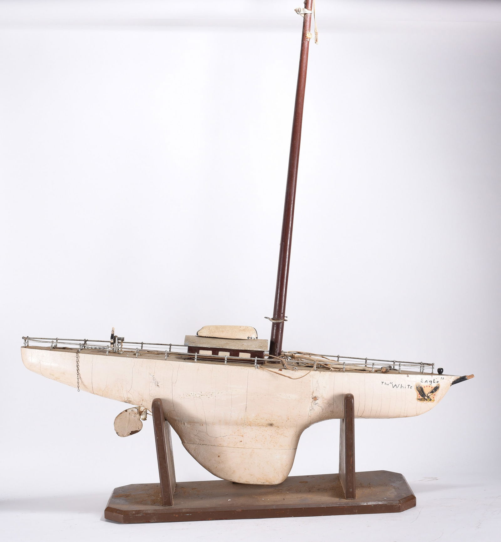 Antique Wooden Sail Boat (1 of 5)