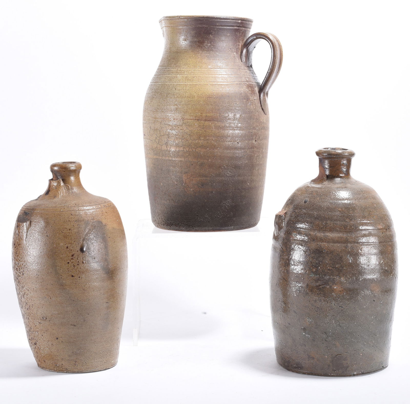 Group of NC Salt Glaze pottery ca. 1890: Group of NC Salt Glaze pottery ca. 1890