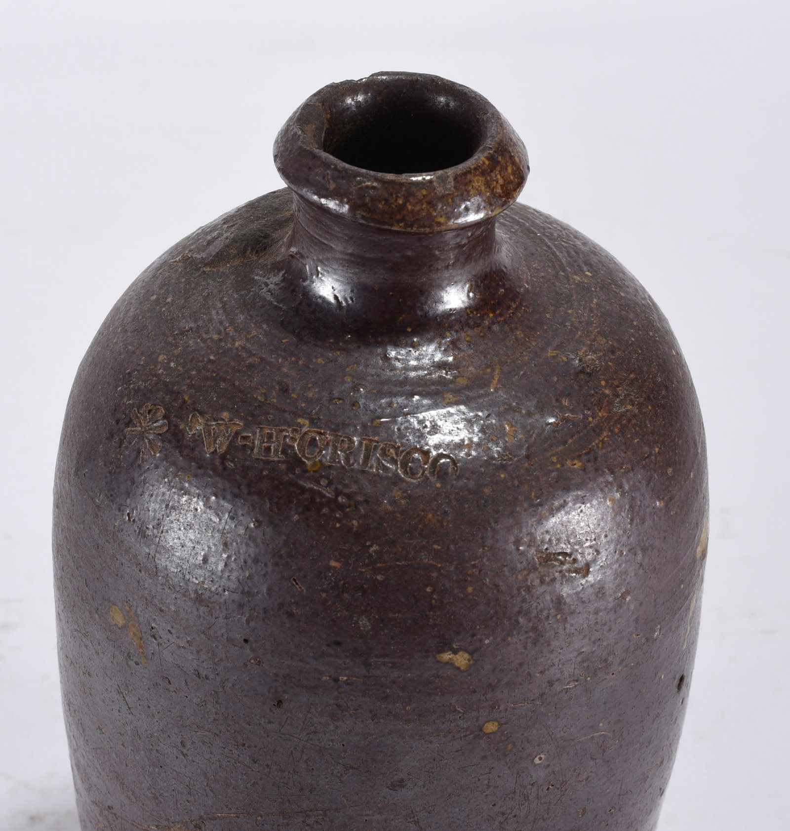 WH Crisco Signed Small Jug ca. 1870: WH Crisco Signed Small Jug ca. 1870
