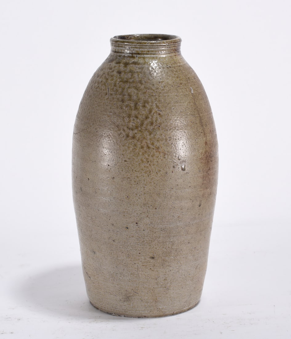 Piedmont NC Salt Glaze Jar ca. 1870 (1 of 3)