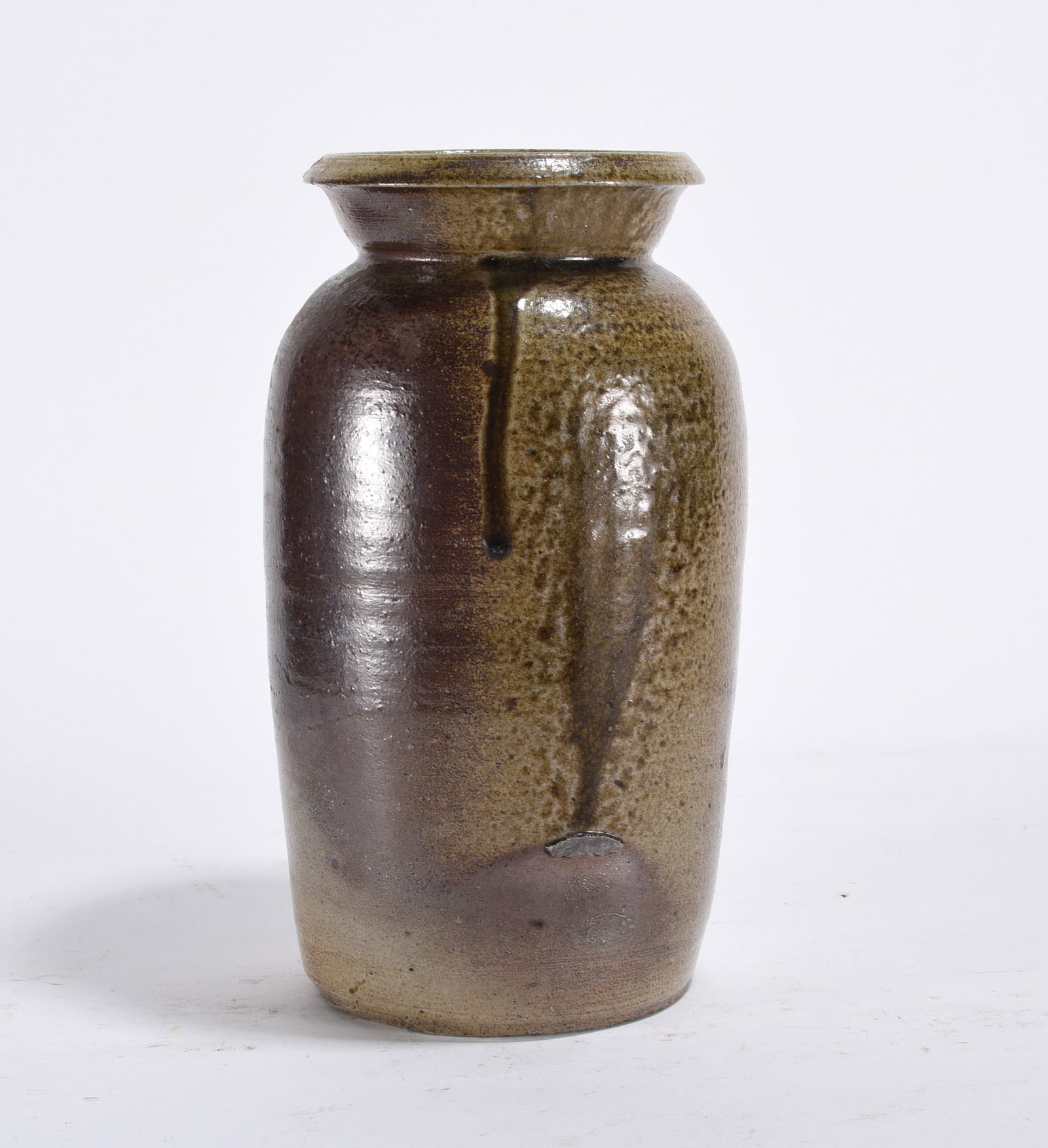 Piedmont NC Salt Glaze Jar ca. 1870 (1 of 3)