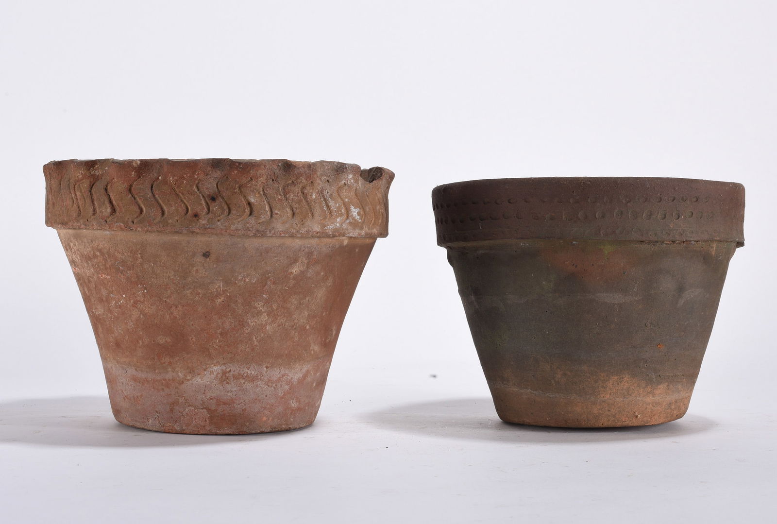 Old NC Pottery Planters att. Burlon Craig: Old NC Pottery Planters att. Burlon Craig