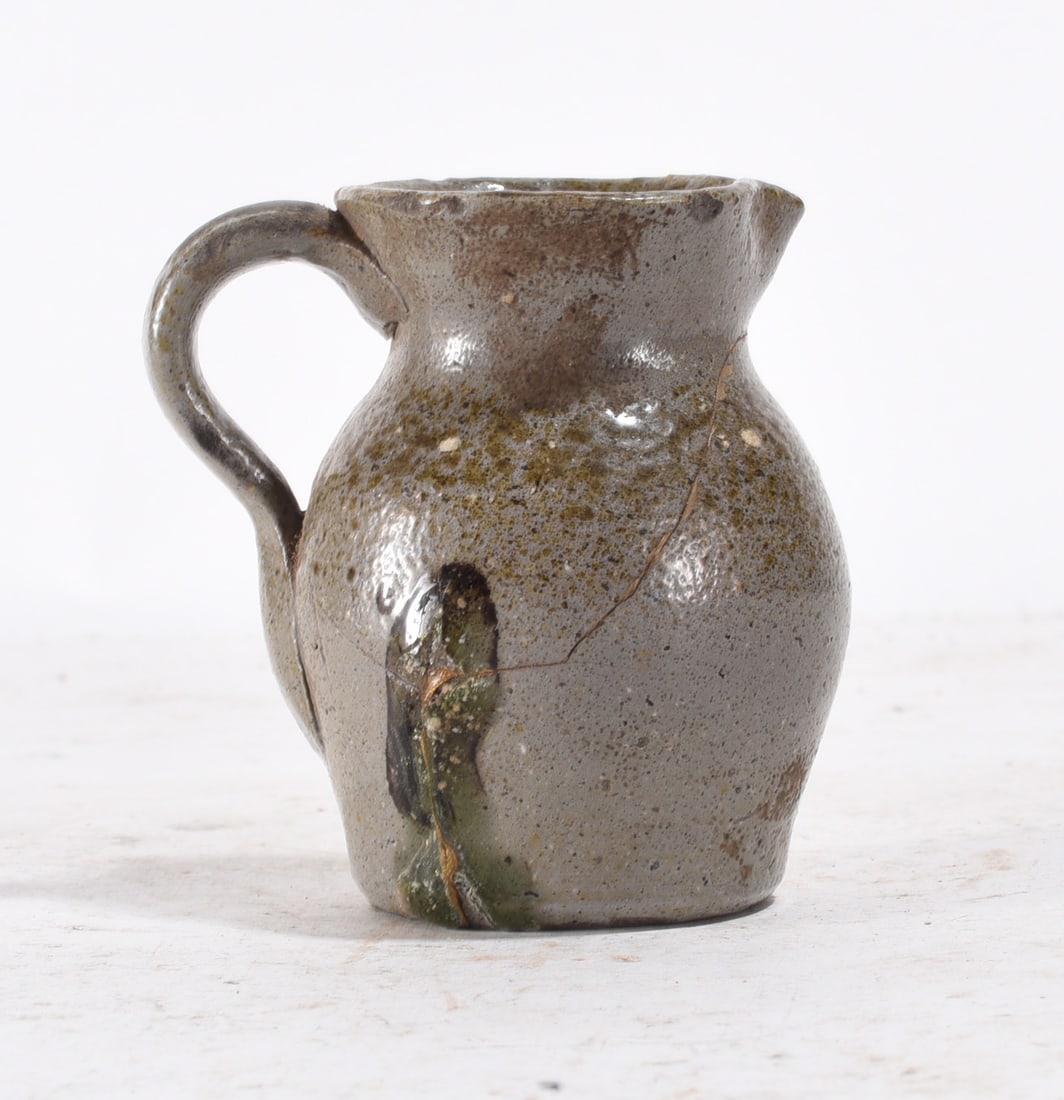 ca. 1870 Miniature Salt Glaze NC Pitcher (1 of 3)